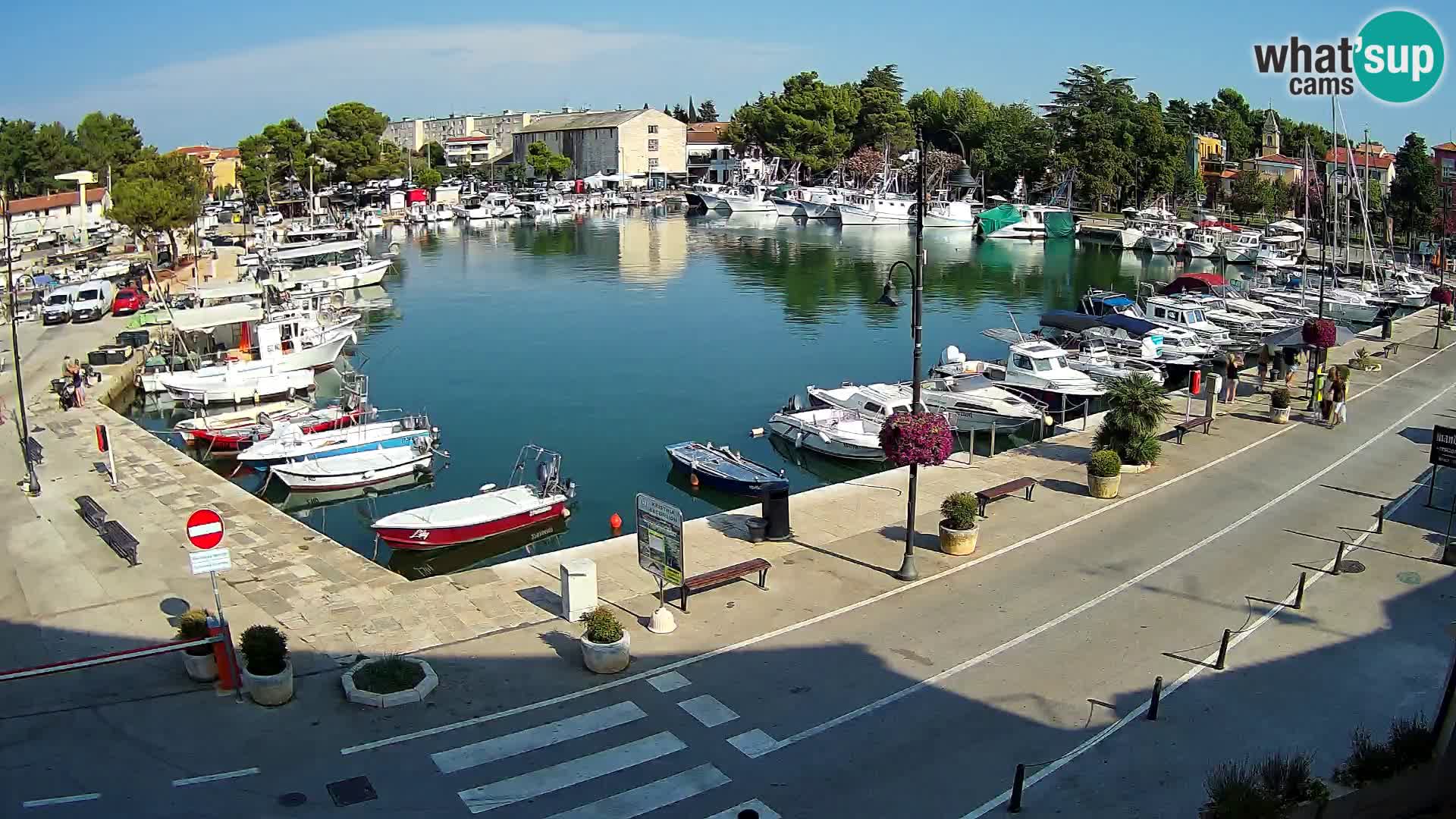 Novigrad webcam Mandrač | old marina – Istria