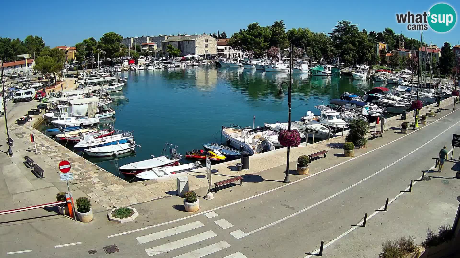 Novigrad webcam Mandrač | alten Hafen – Istrien