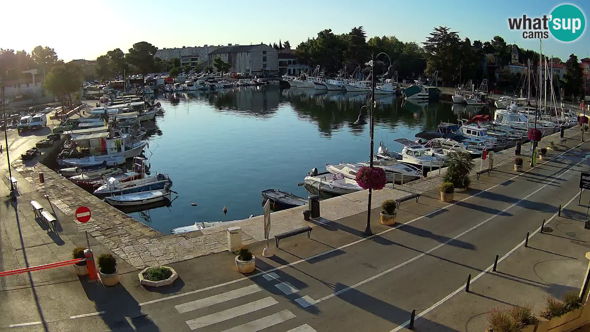 Novigrad webcam Mandrač | Cittanova in Istria – Porto vecchio