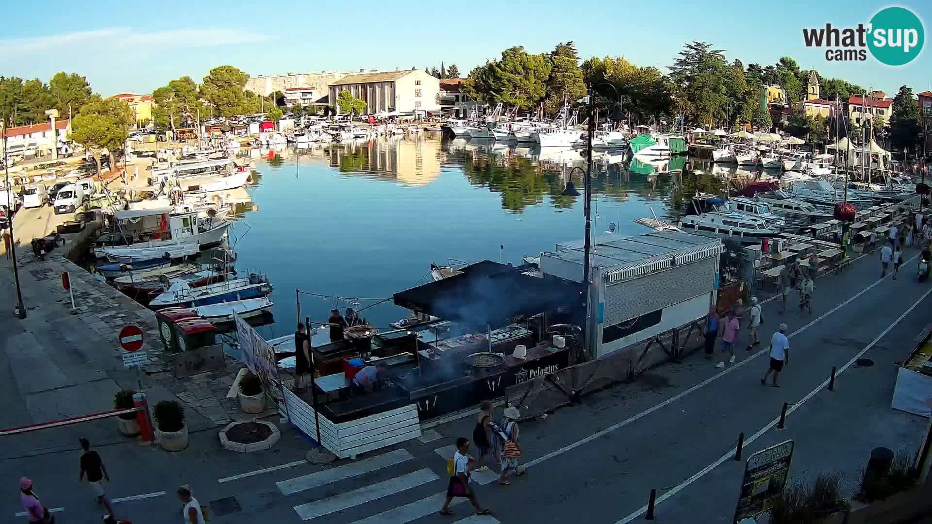 Novigrad webcam Mandrač | old marina – Istria