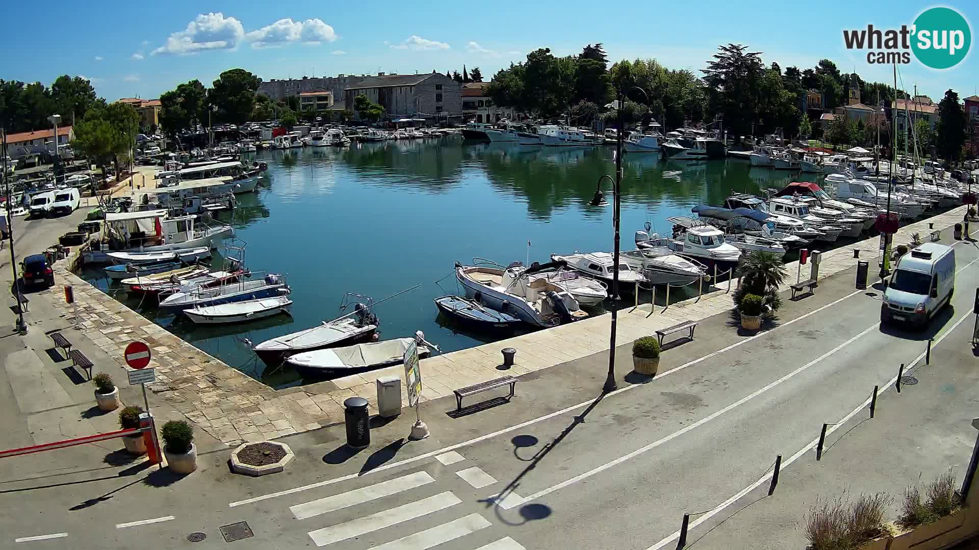Novigrad webcam Mandrač | old marina – Istria