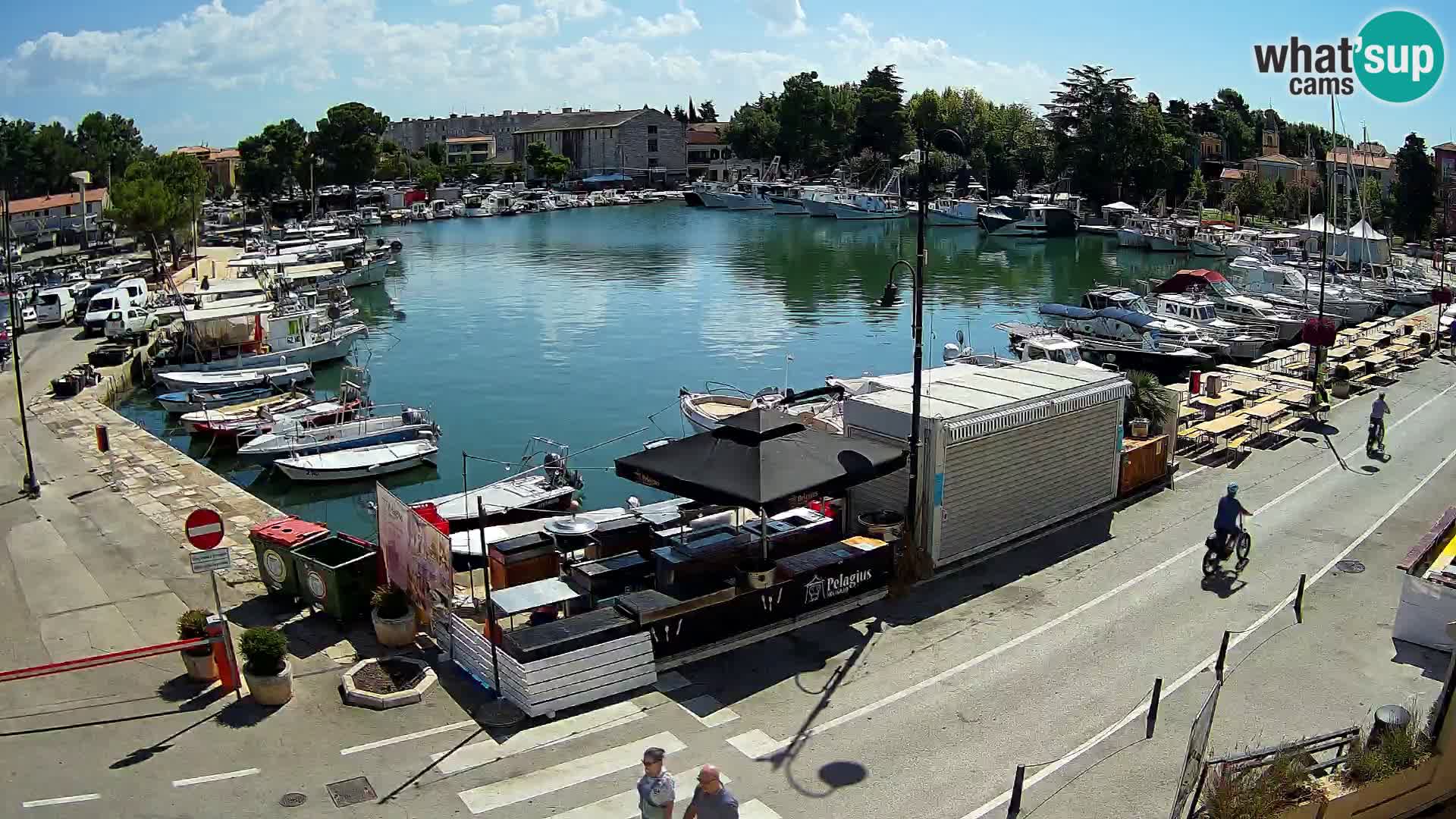 Novigrad webcam Mandrač | alten Hafen – Istrien