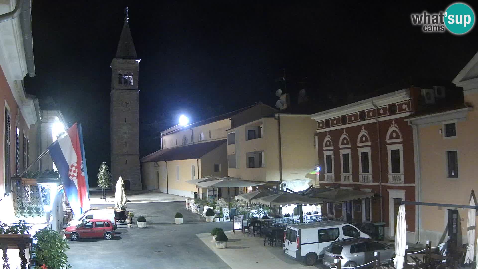 Live webcam Novigrad – Veliki Trg (big square) – Istria – Croatien