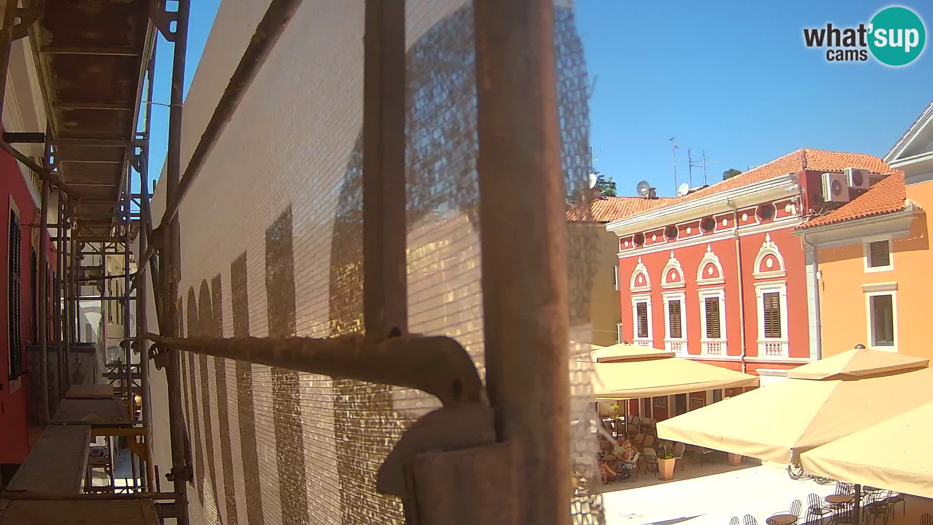 LIVE Webcam Cittanova / Novigrad – Piazza Grande – Istria