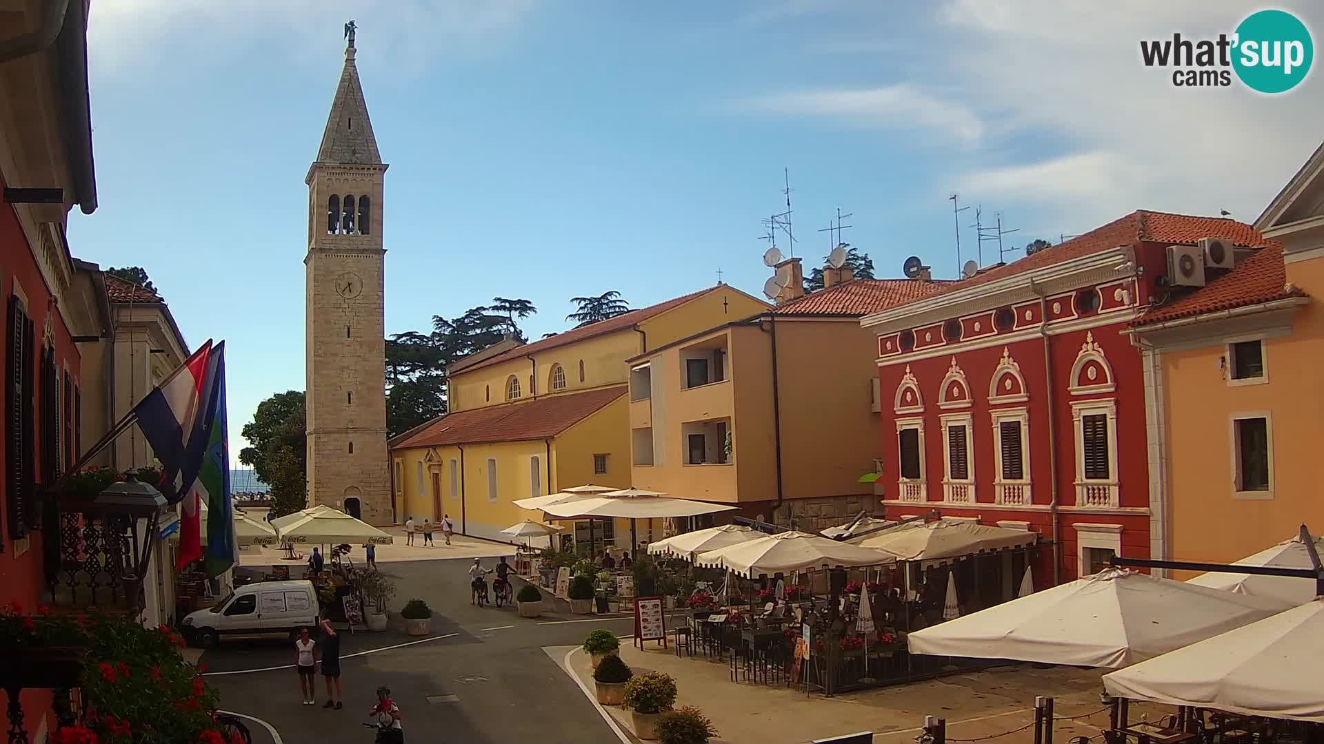 LIVE Webcam Cittanova / Novigrad – Piazza Grande – Istria