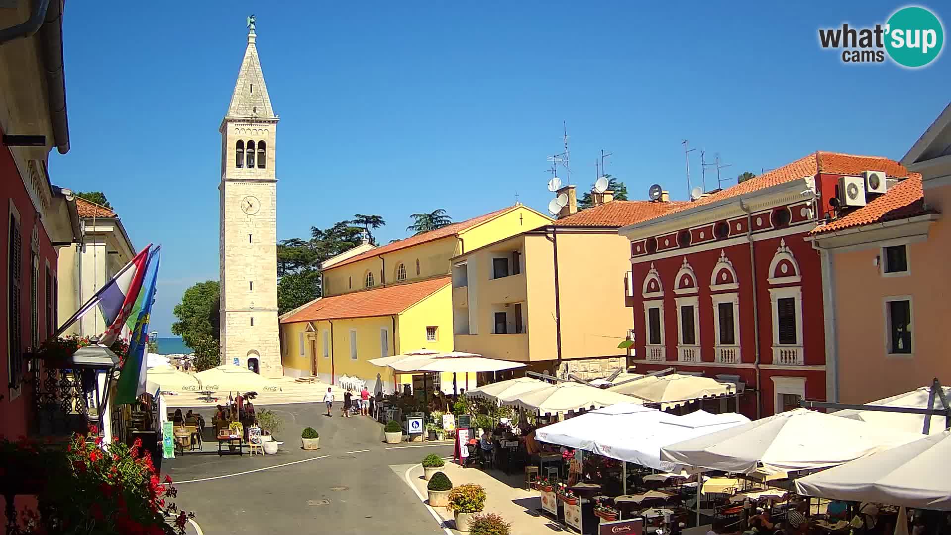 LIVE Webcam Cittanova / Novigrad – Piazza Grande – Istria