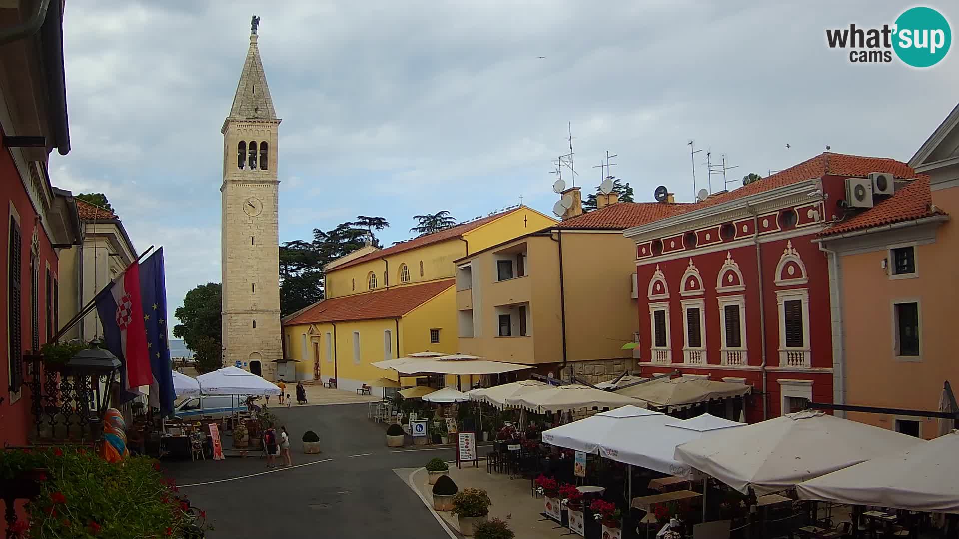 LIVE Webcam Cittanova / Novigrad – Piazza Grande – Istria