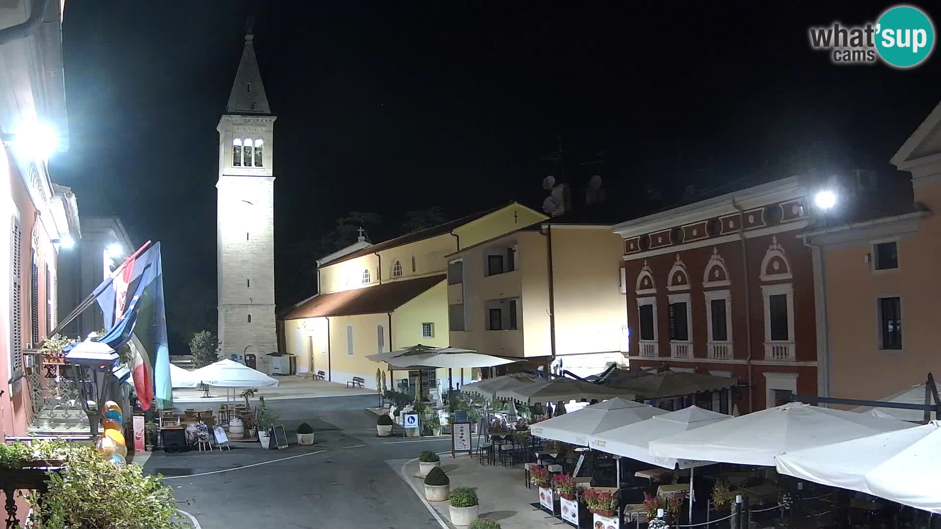 Live webcam Novigrad – Veliki Trg (big square) – Istria – Croatien