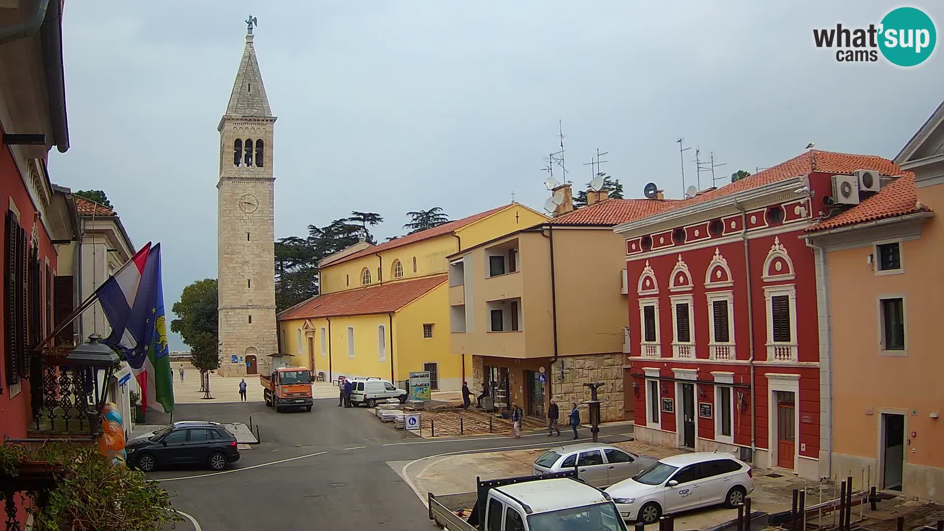 LIVE Webcam Cittanova / Novigrad – Piazza Grande – Istria