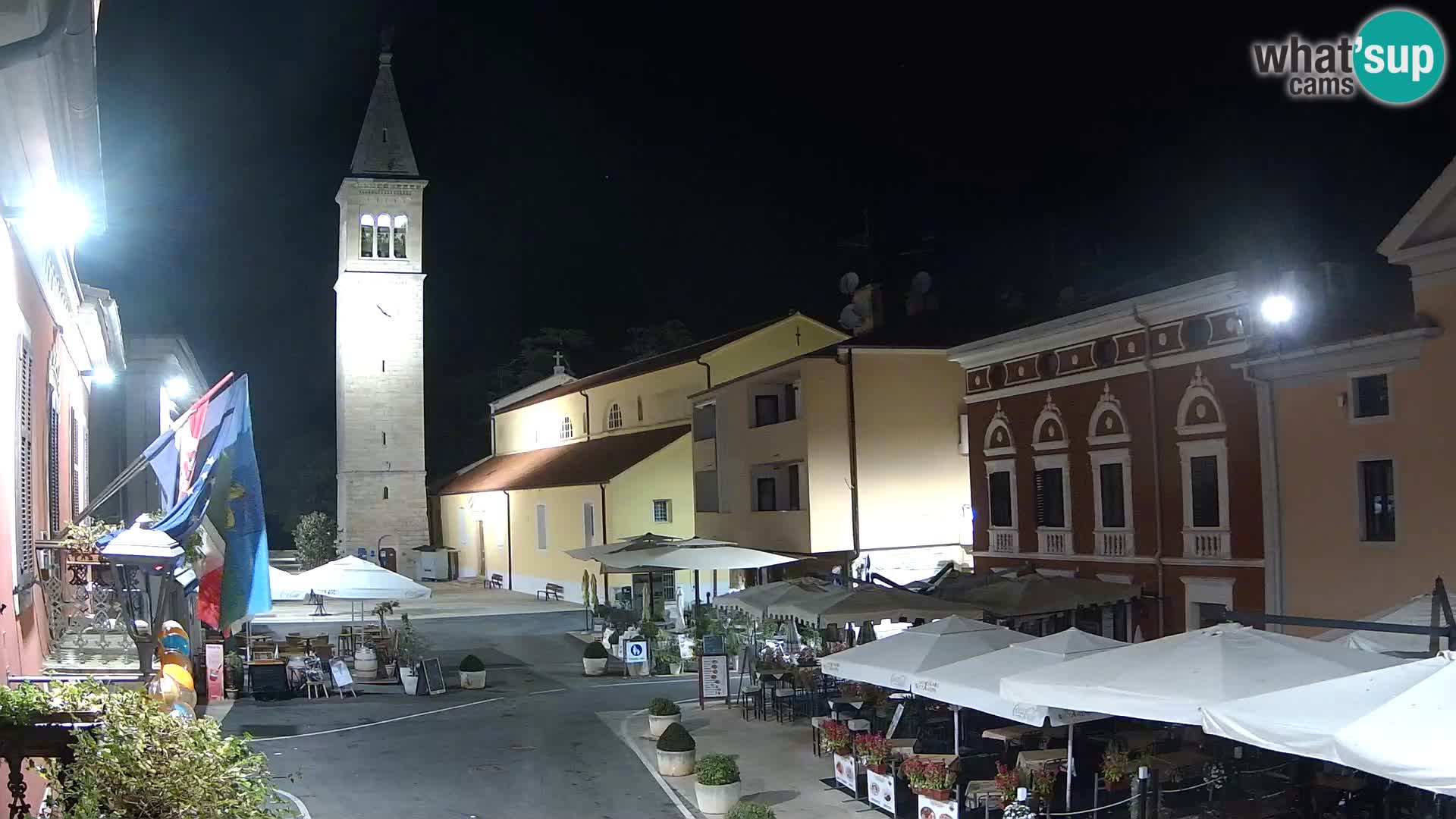 Live webcam Novigrad – Veliki Trg (big square) – Istria – Croatien