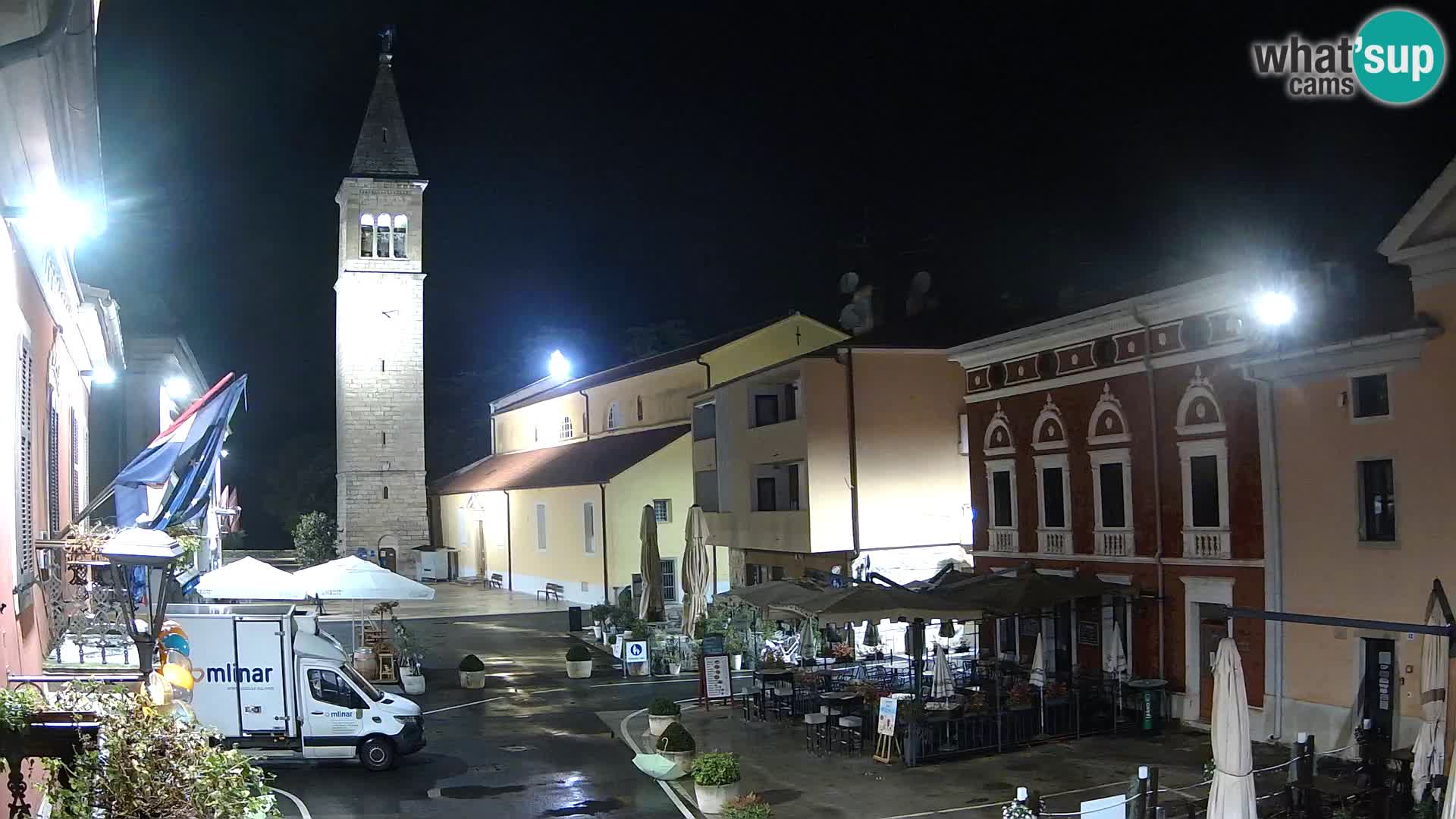 Live webcam Novigrad – Veliki Trg (big square) – Istria – Croatien