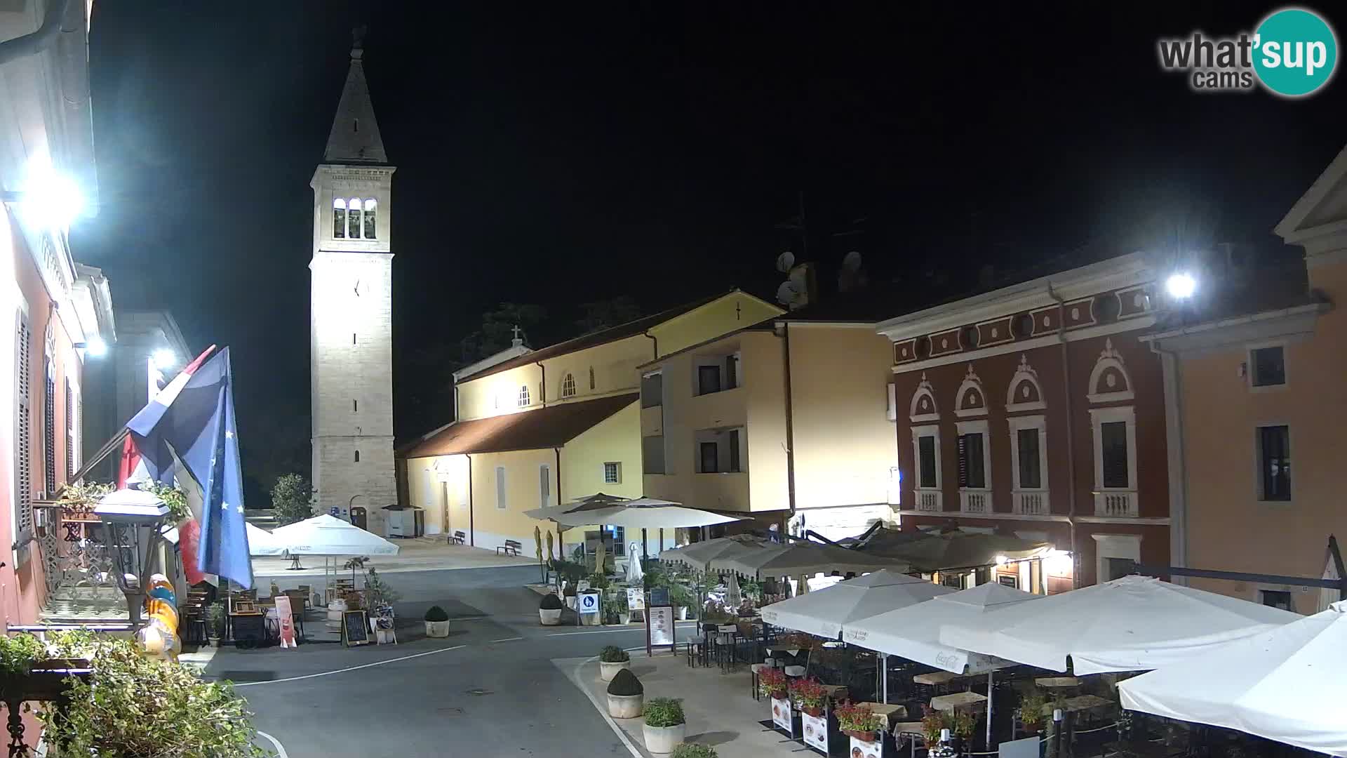 Live webcam Novigrad – Veliki Trg (grande place) – Piazza Grande