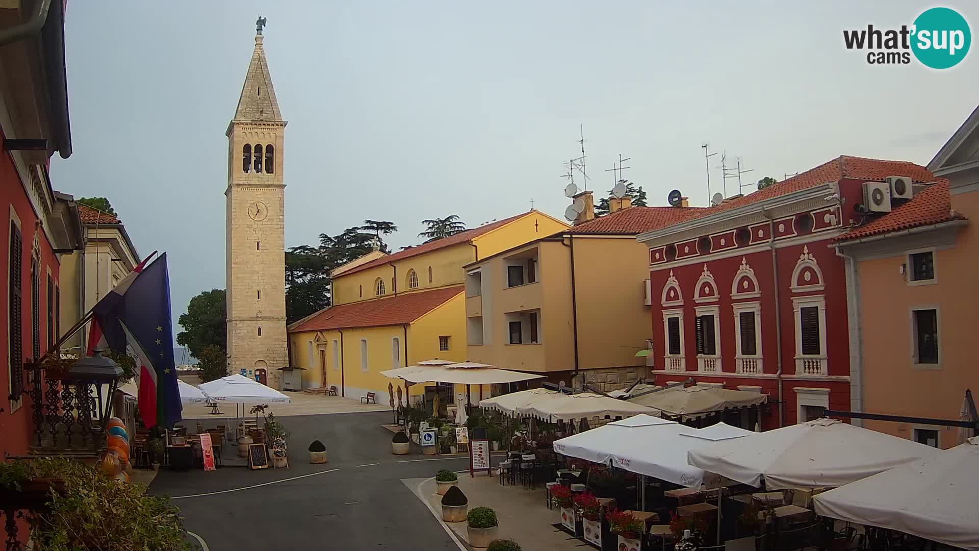 LIVE Webcam Cittanova / Novigrad – Piazza Grande – Istria