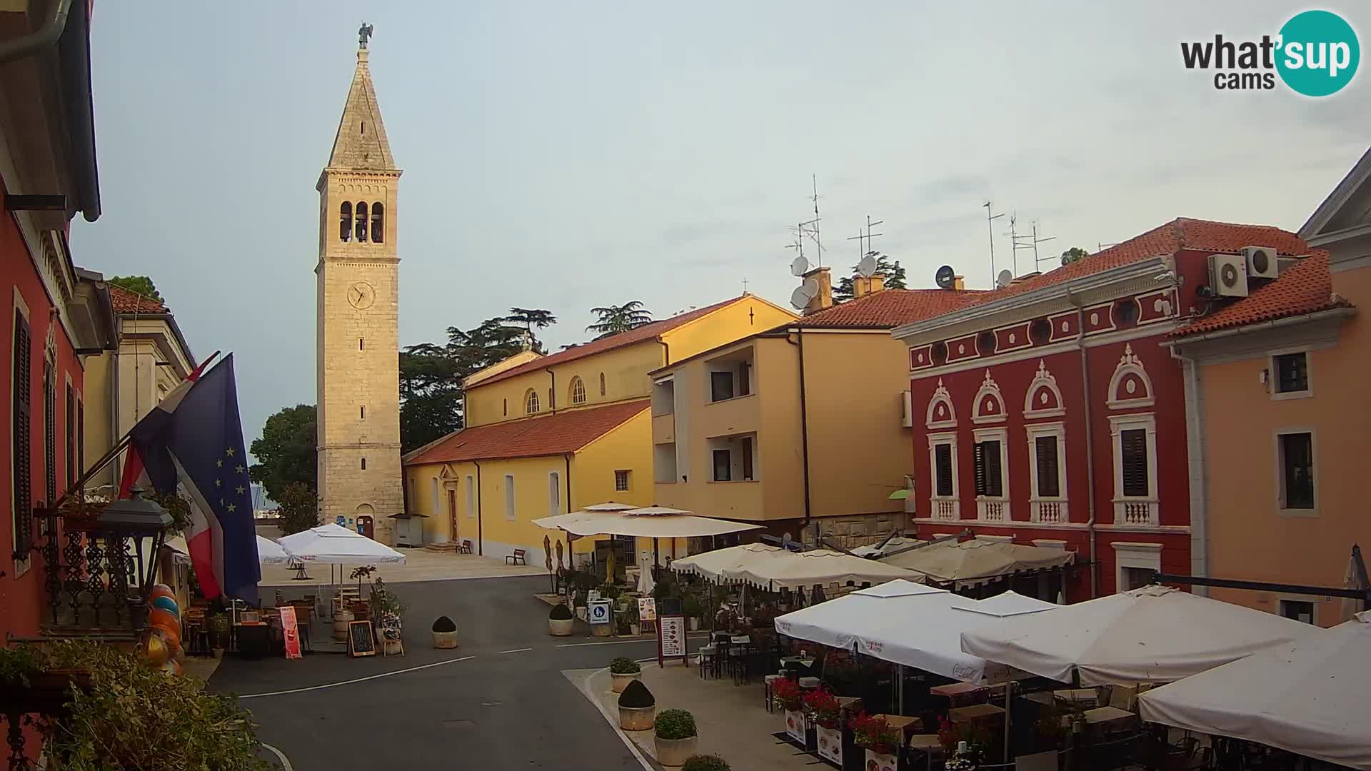 Live webcam Novigrad – Veliki Trg (grande place) – Piazza Grande