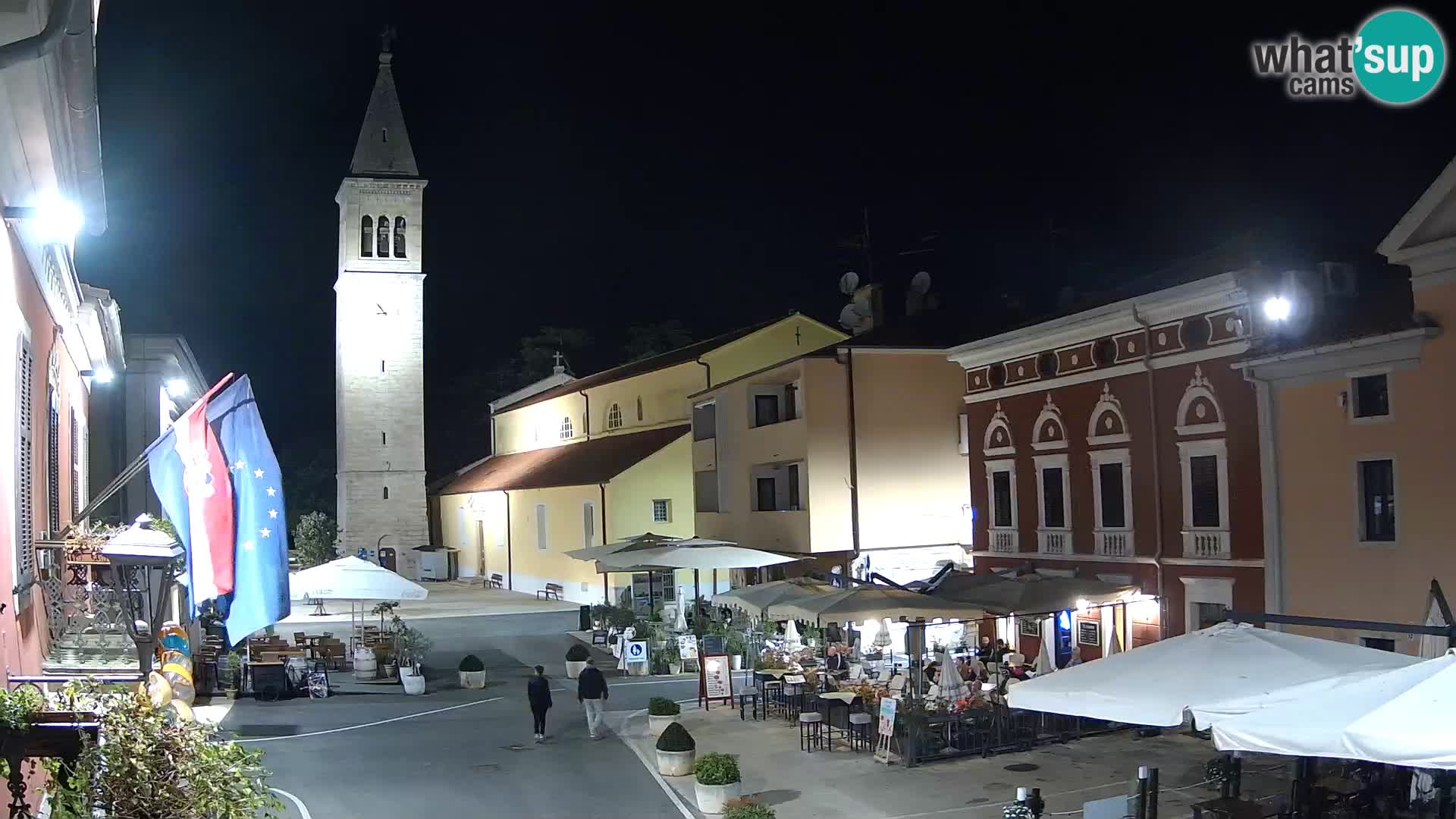 Live webcam Novigrad – Veliki Trg (grande place) – Piazza Grande