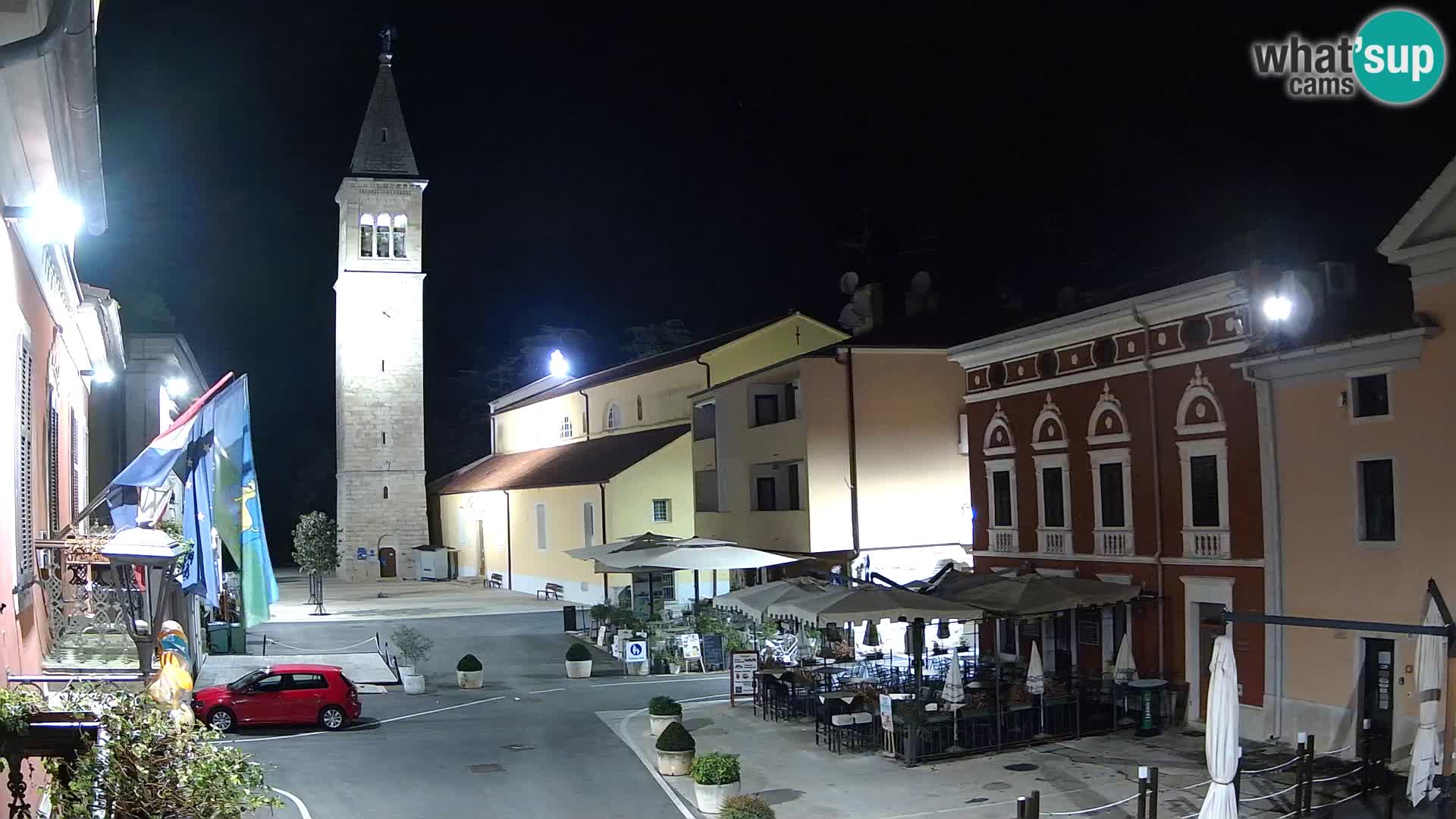 Live webcam Novigrad – Veliki Trg (big square) – Istria – Croatien