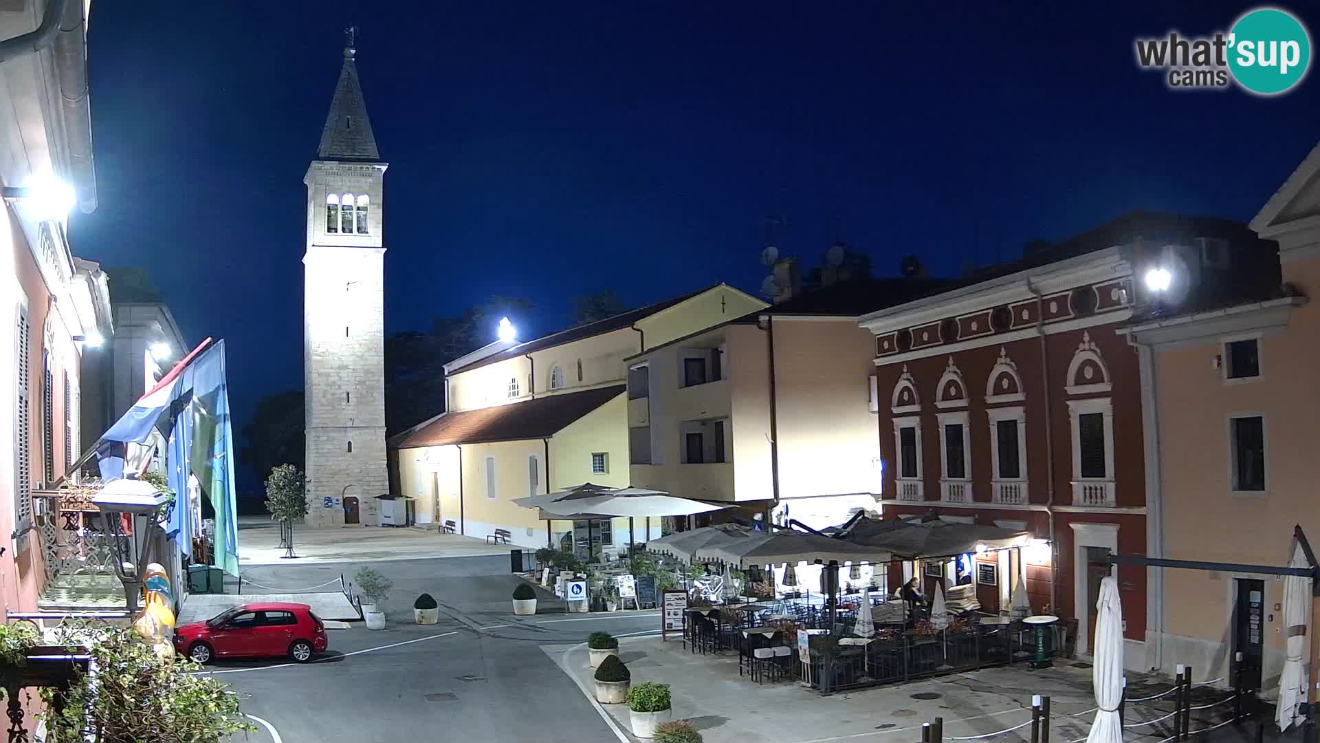 LIVE Webcam Cittanova / Novigrad – Piazza Grande – Istria