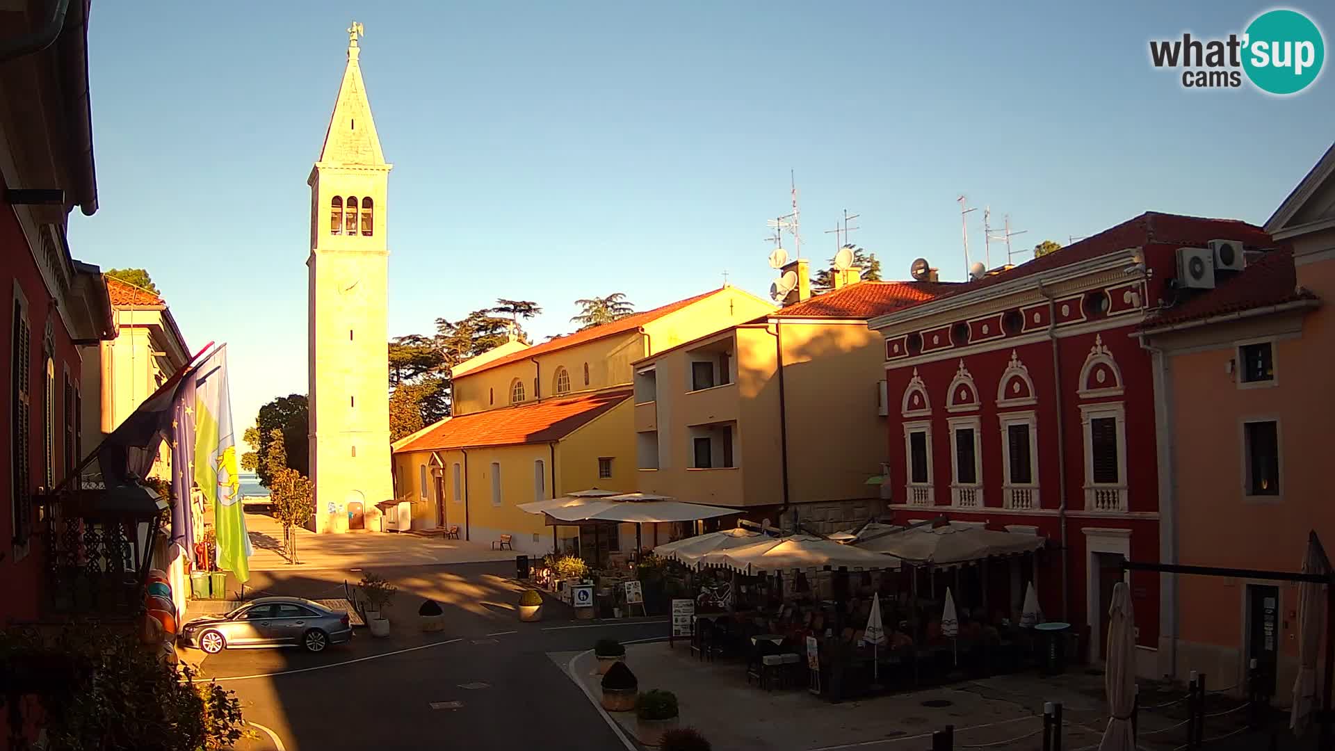 Live webcam Novigrad – Veliki Trg (big square) – Istria – Croatien