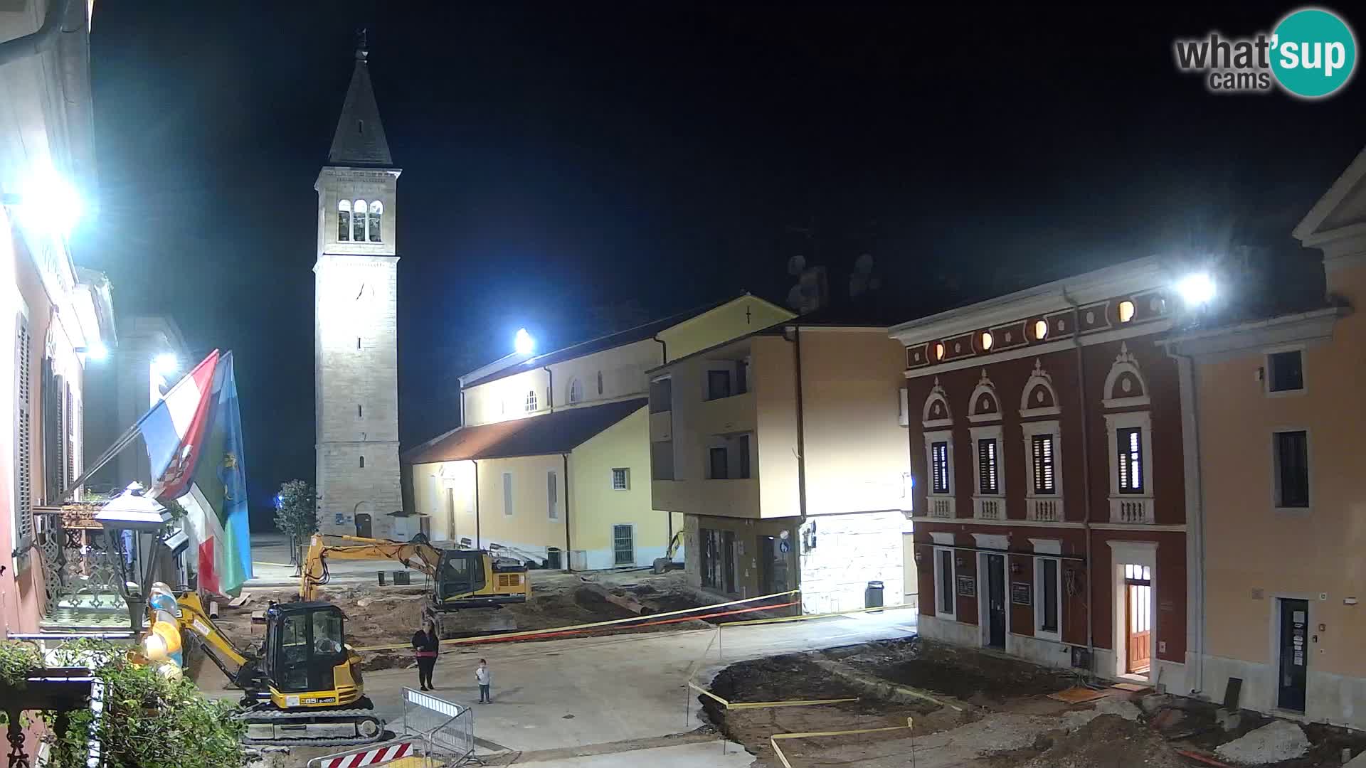 LIVE Webcam Cittanova / Novigrad – Piazza Grande – Istria