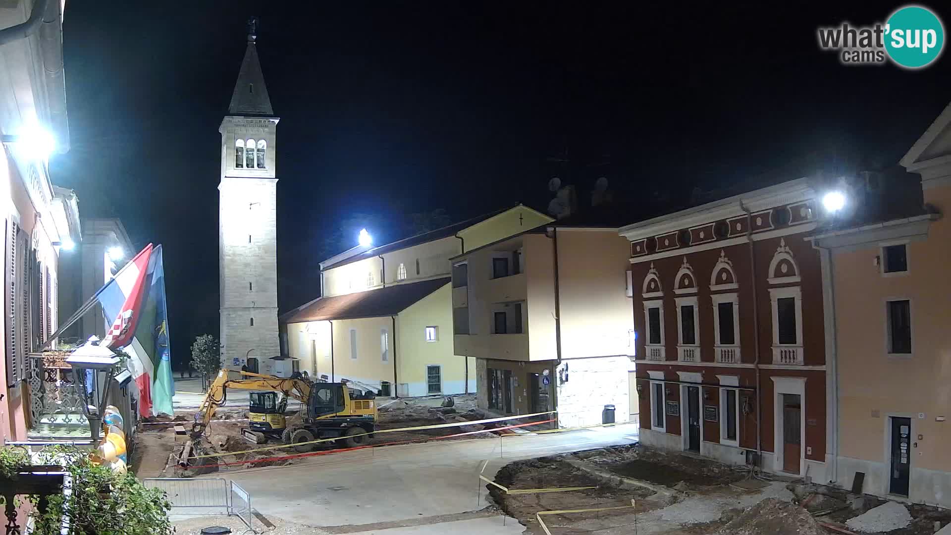 Live webcam Novigrad – Veliki Trg / Piazza Grande – Istria – Croatien