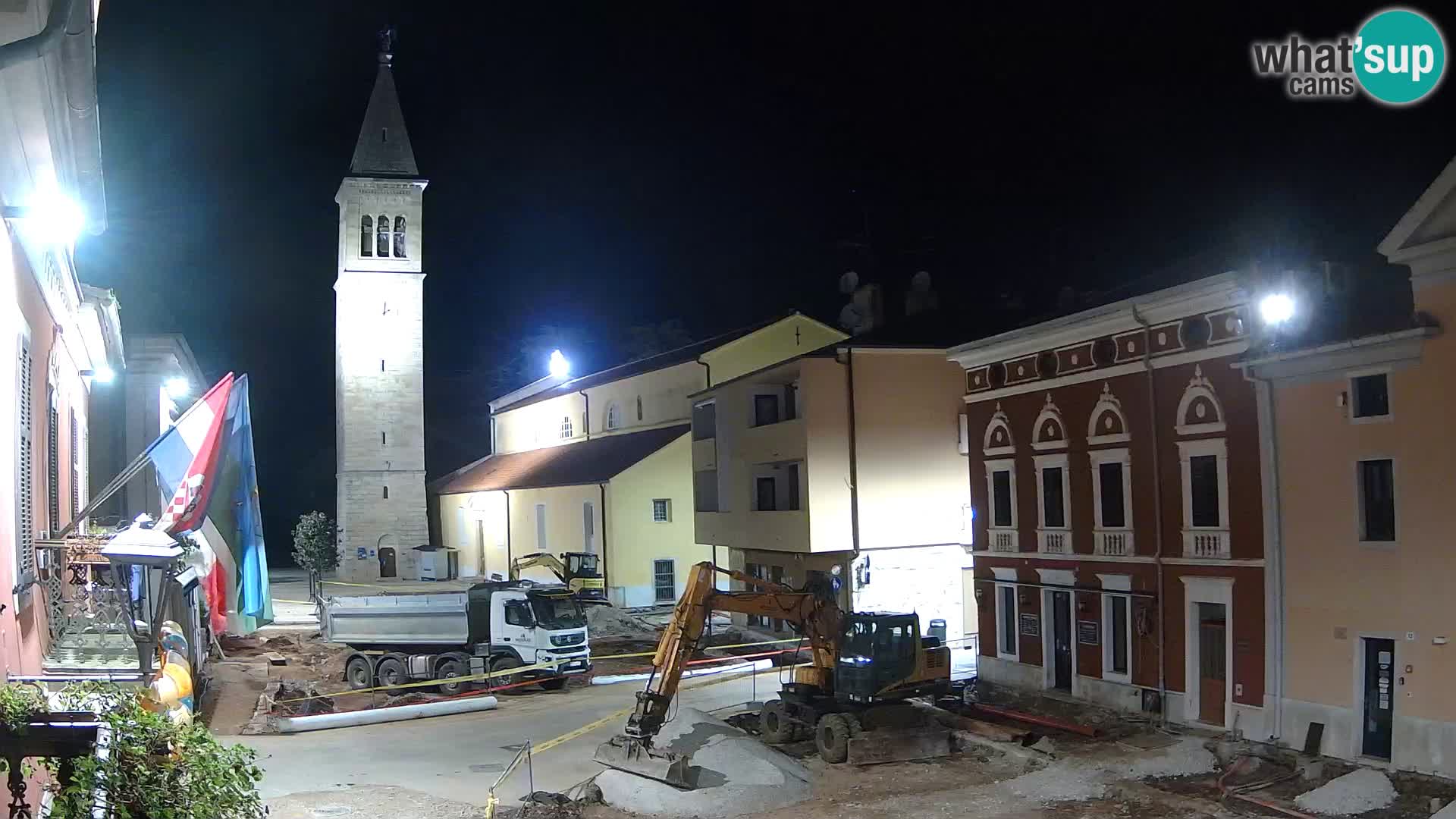 Live webcam Novigrad – Veliki Trg (big square) – Istria – Croatien