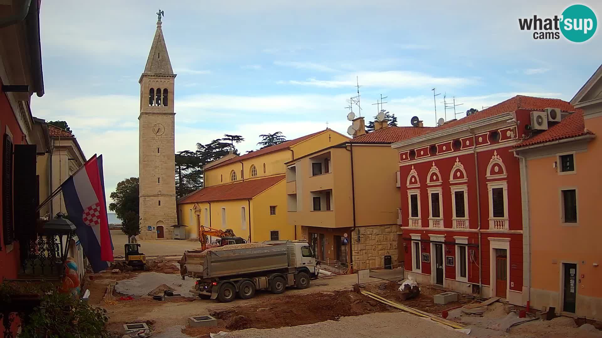 Live Webcam Novigrad – Veliki Trg (gran plaza) – Piazza Grande