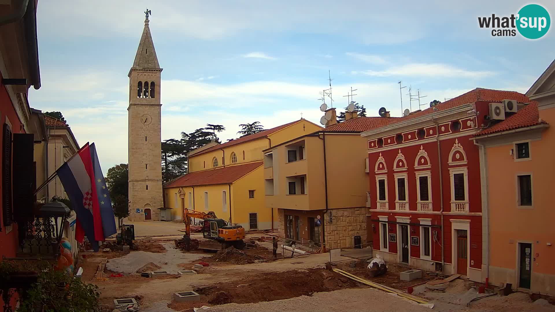 LIVE Webcam Cittanova / Novigrad – Piazza Grande – Istria