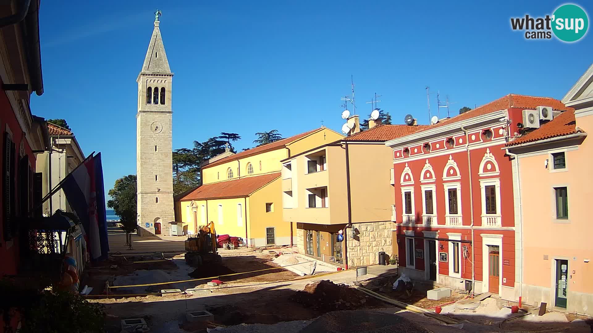 Live Webcam Novigrad – Veliki Trg (gran plaza) – Piazza Grande