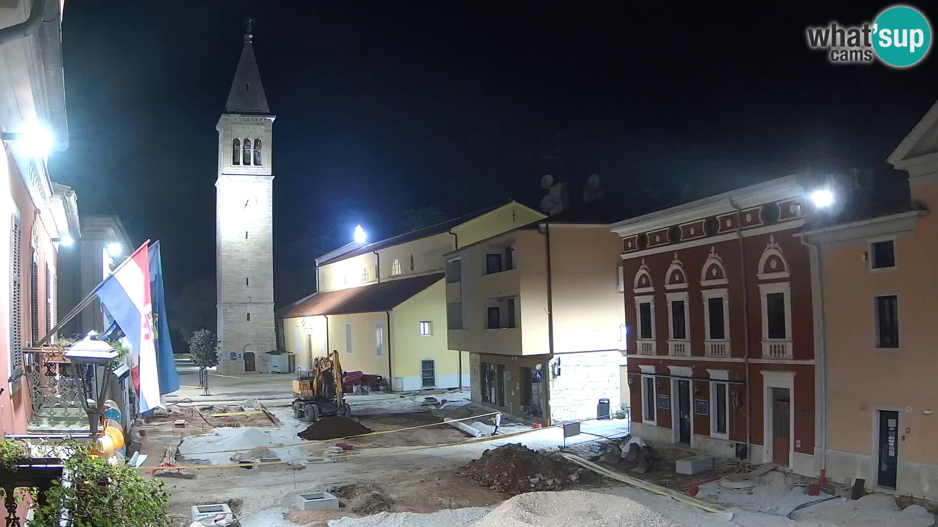 Live webcam Novigrad – Veliki Trg / Piazza Grande – Istria – Croatien