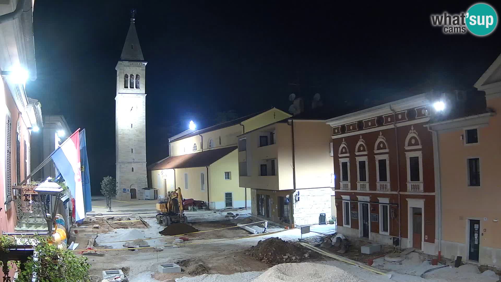 Live webcam Novigrad – Veliki Trg / Piazza Grande – Istria – Croatien