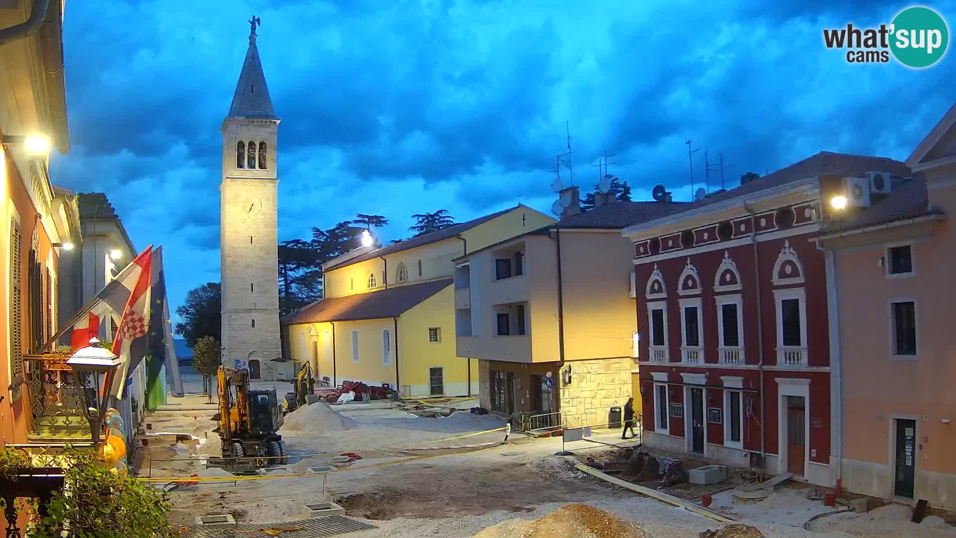 Novigrad Webcam – Veliki Trg (großen Platz) – Istrien – Kroatien