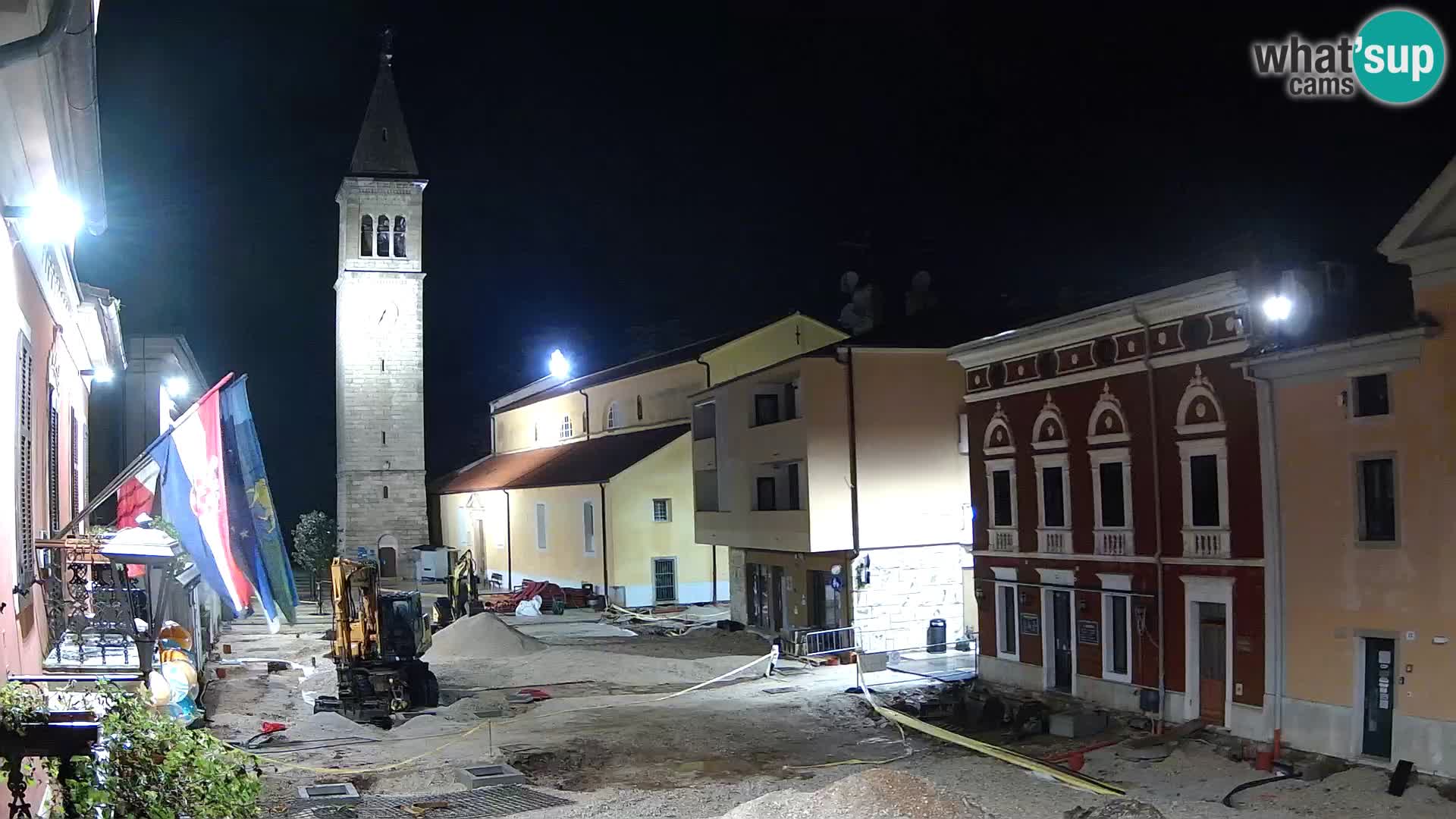 LIVE Webcam Cittanova / Novigrad – Piazza Grande – Istria