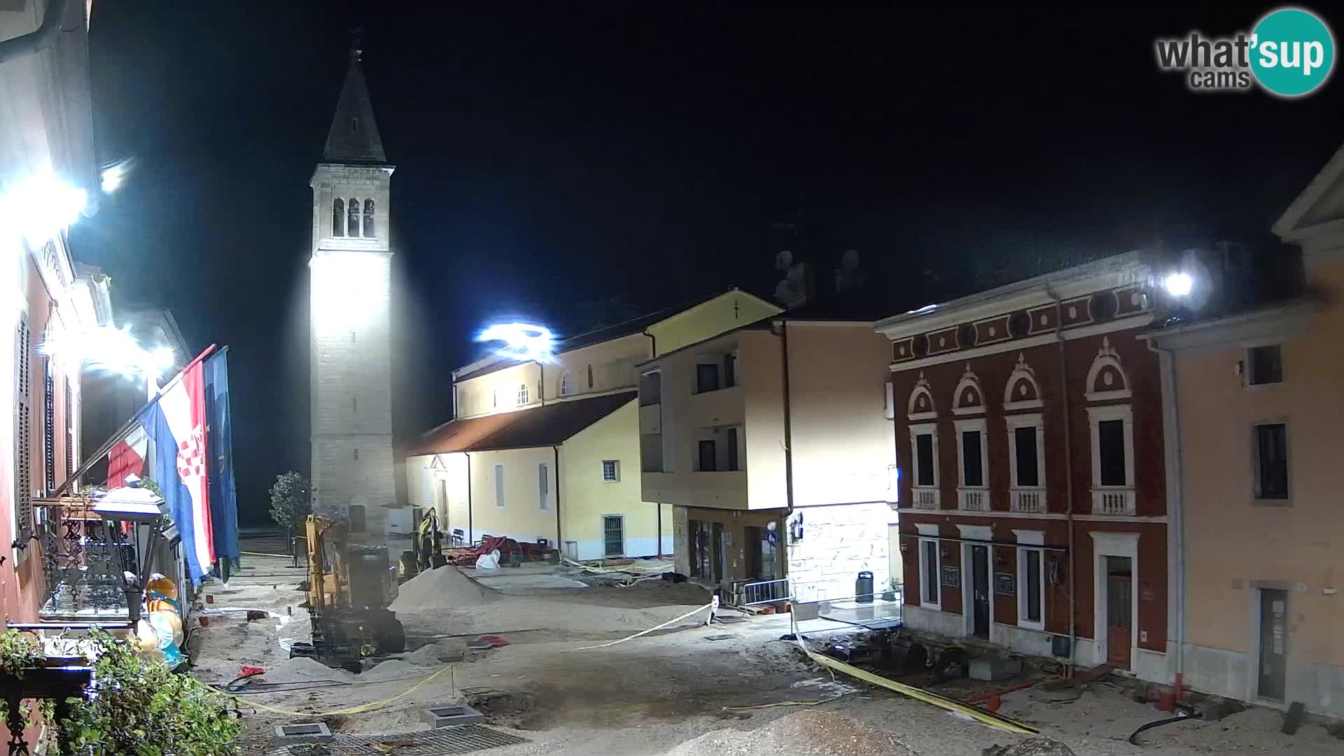 Live Webcam Novigrad – Veliki Trg (gran plaza) – Piazza Grande