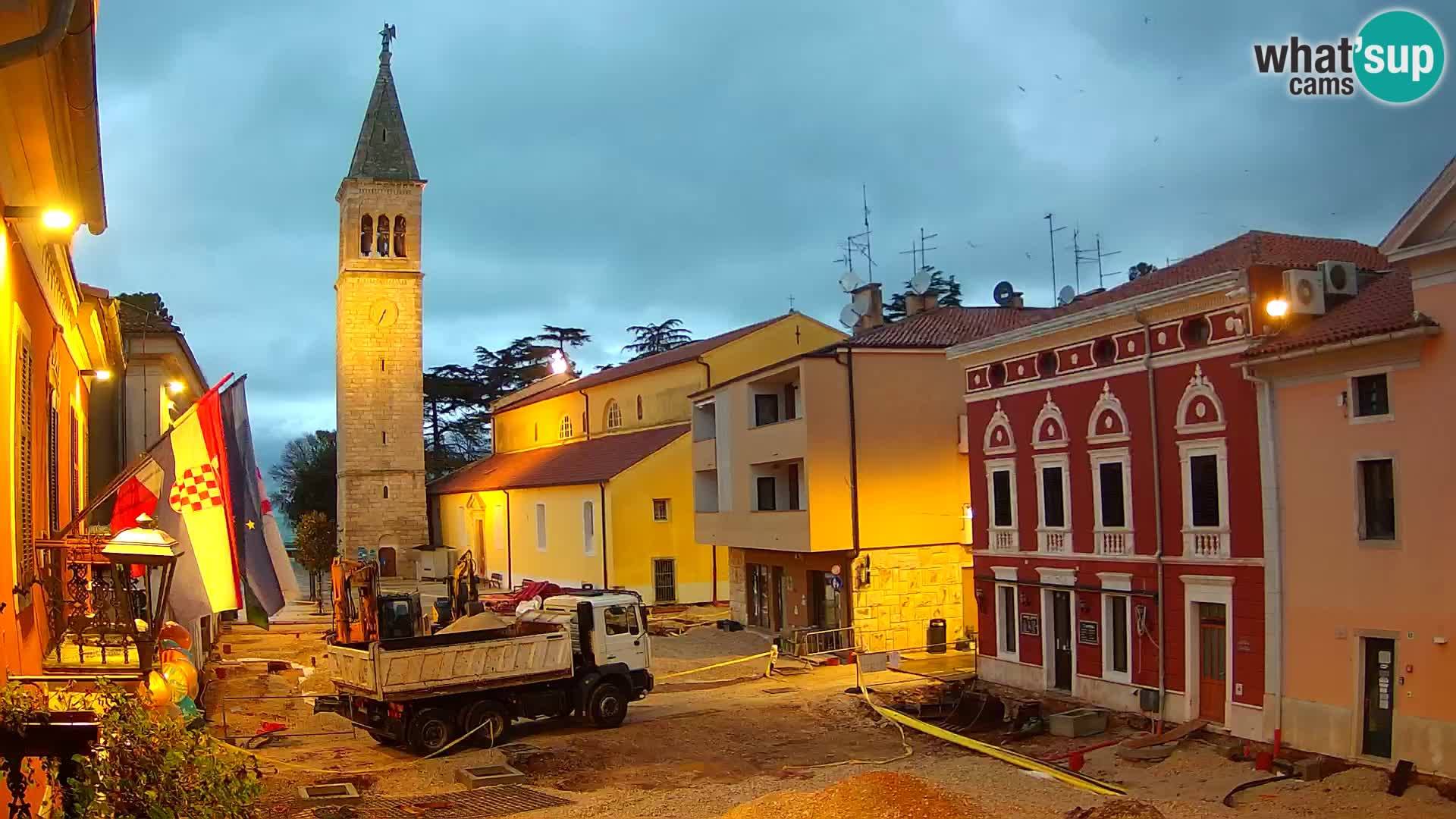 LIVE Webcam Cittanova / Novigrad – Piazza Grande – Istria