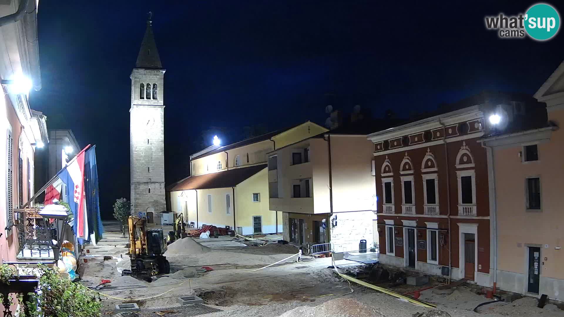 LIVE Webcam Cittanova / Novigrad – Piazza Grande – Istria