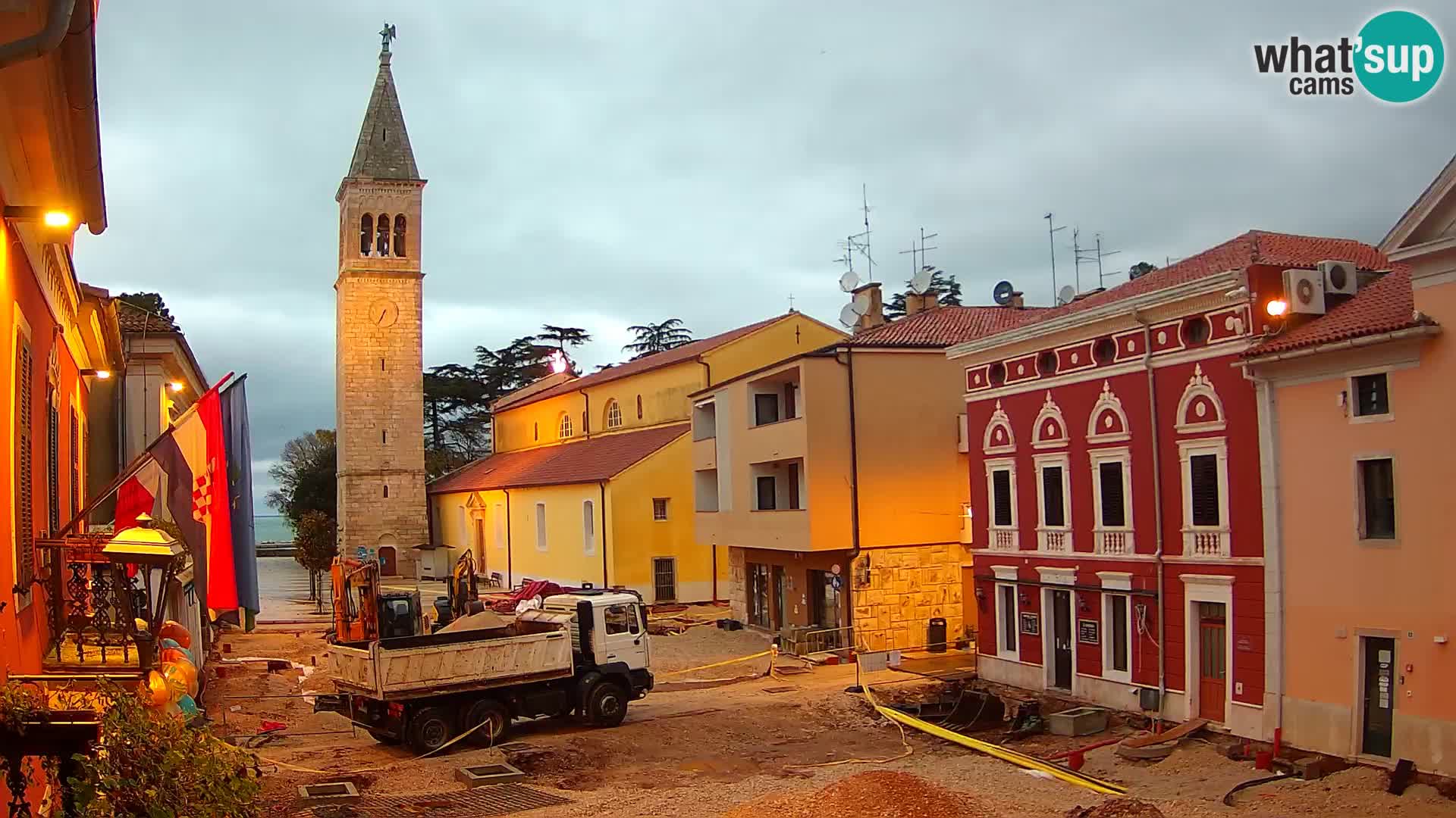 Novigrad Webcam – Veliki Trg (großen Platz) – Istrien – Kroatien