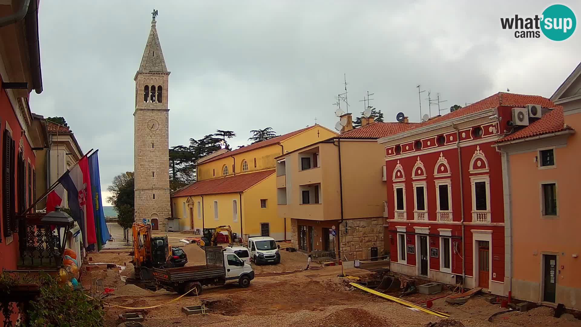 Live Webcam Novigrad – Veliki Trg (gran plaza) – Piazza Grande