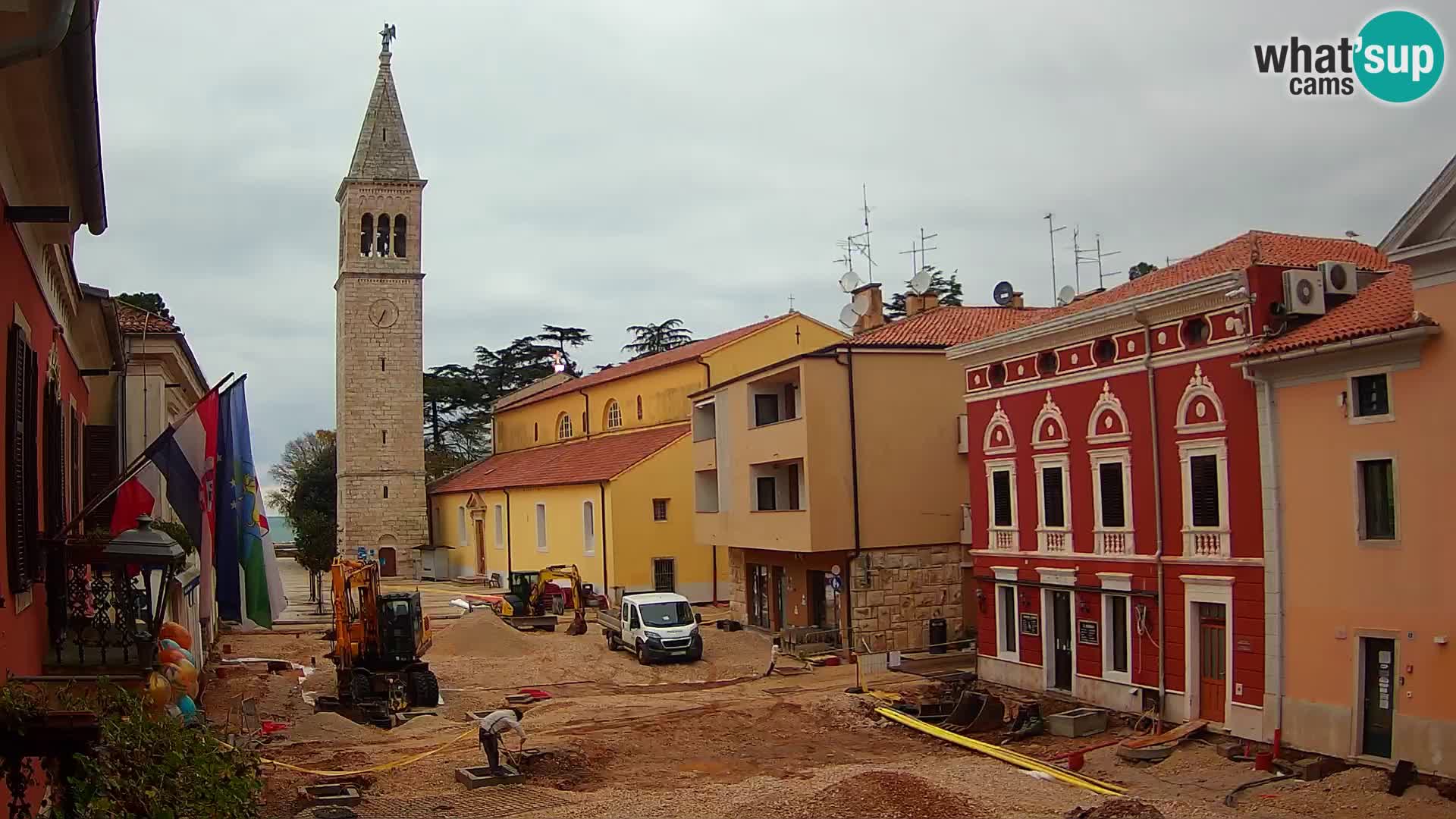 Novigrad Webcam – Veliki Trg (großen Platz) – Istrien – Kroatien