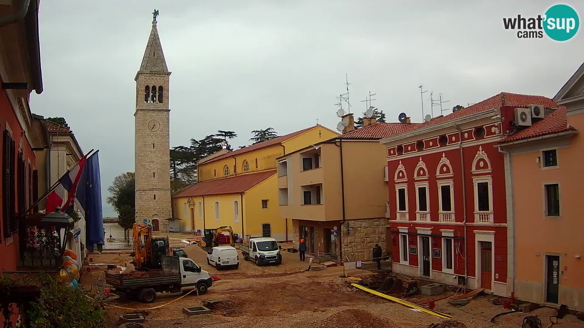 Live Webcam Novigrad – Veliki Trg (gran plaza) – Piazza Grande