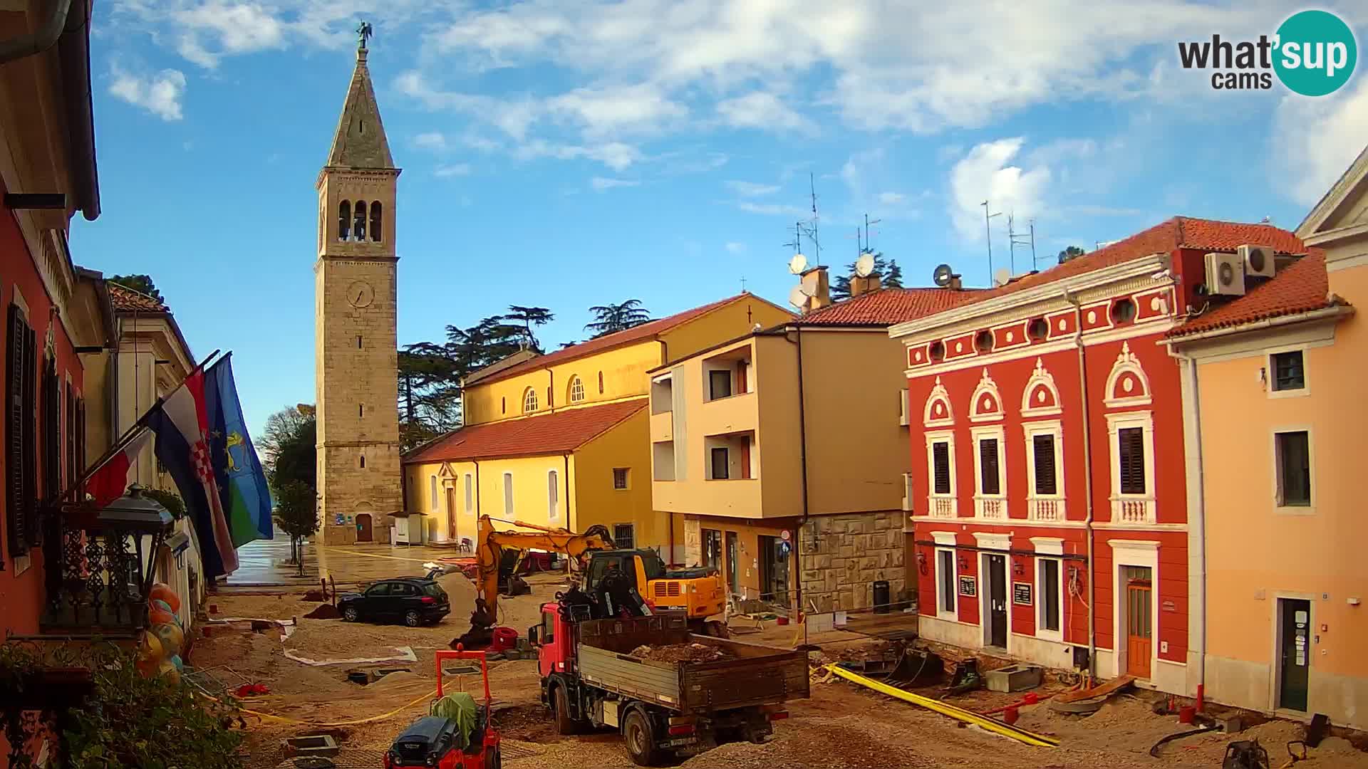 Novigrad Webcam – Veliki Trg (großen Platz) – Istrien – Kroatien