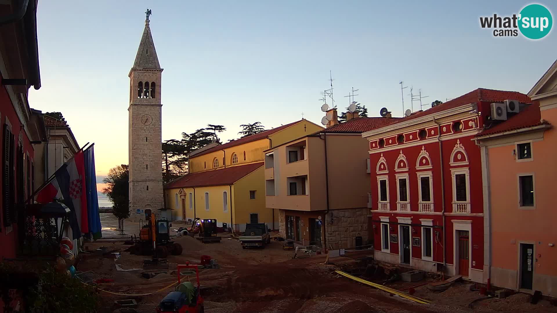 LIVE Webcam Cittanova / Novigrad – Piazza Grande – Istria