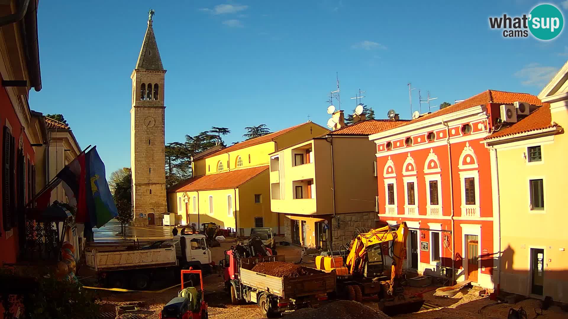 LIVE Webcam Cittanova / Novigrad – Piazza Grande – Istria