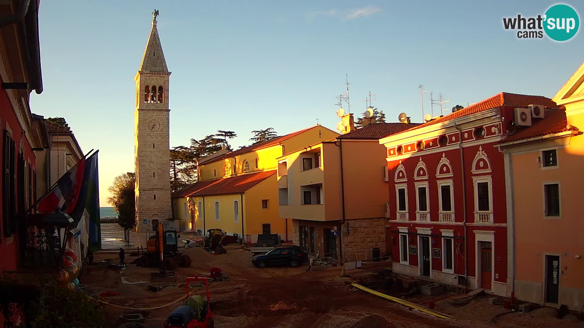 LIVE Webcam Cittanova / Novigrad – Piazza Grande – Istria