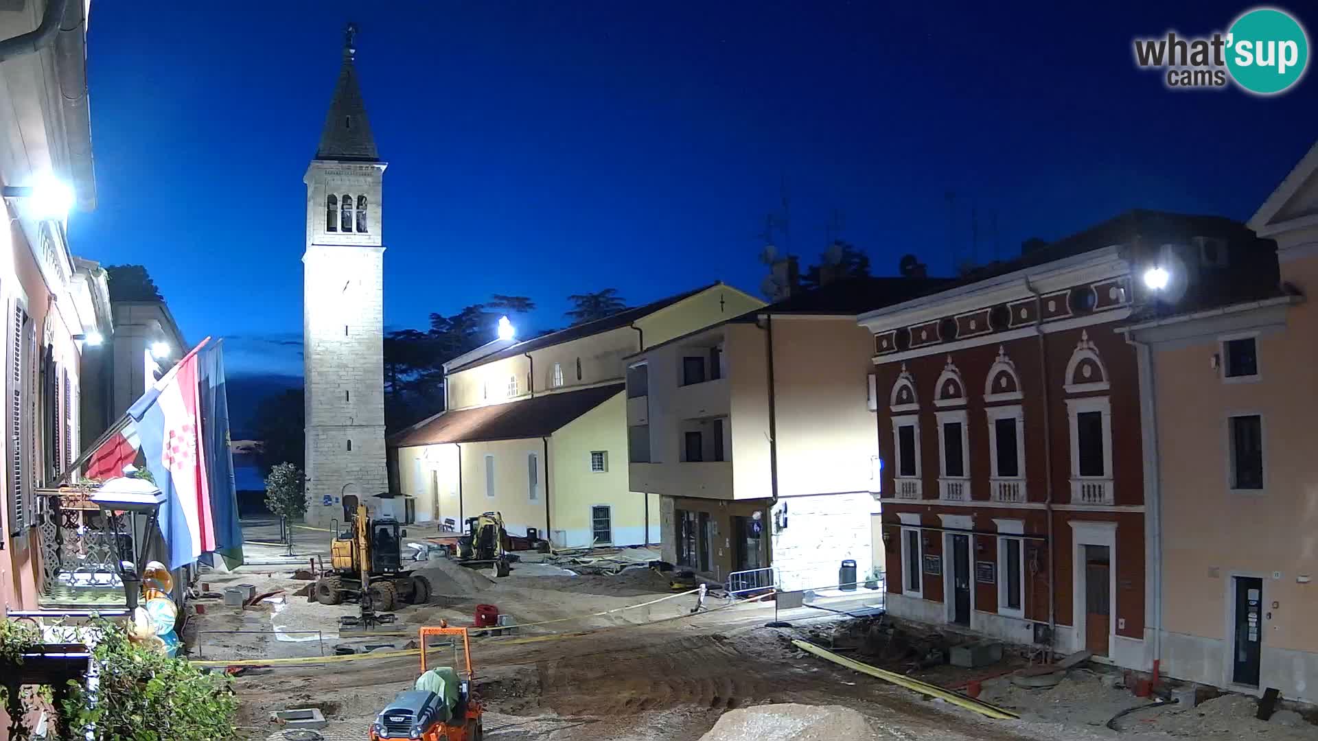 Live Webcam Novigrad – Veliki Trg (gran plaza) – Piazza Grande