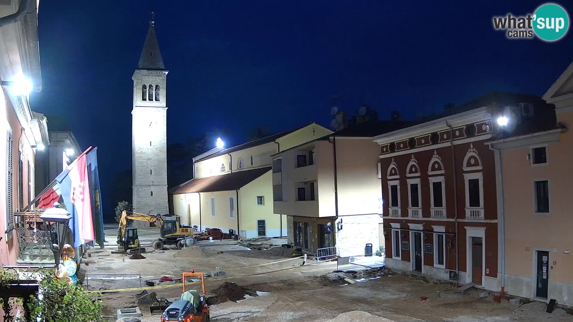 LIVE Webcam Cittanova / Novigrad – Piazza Grande – Istria