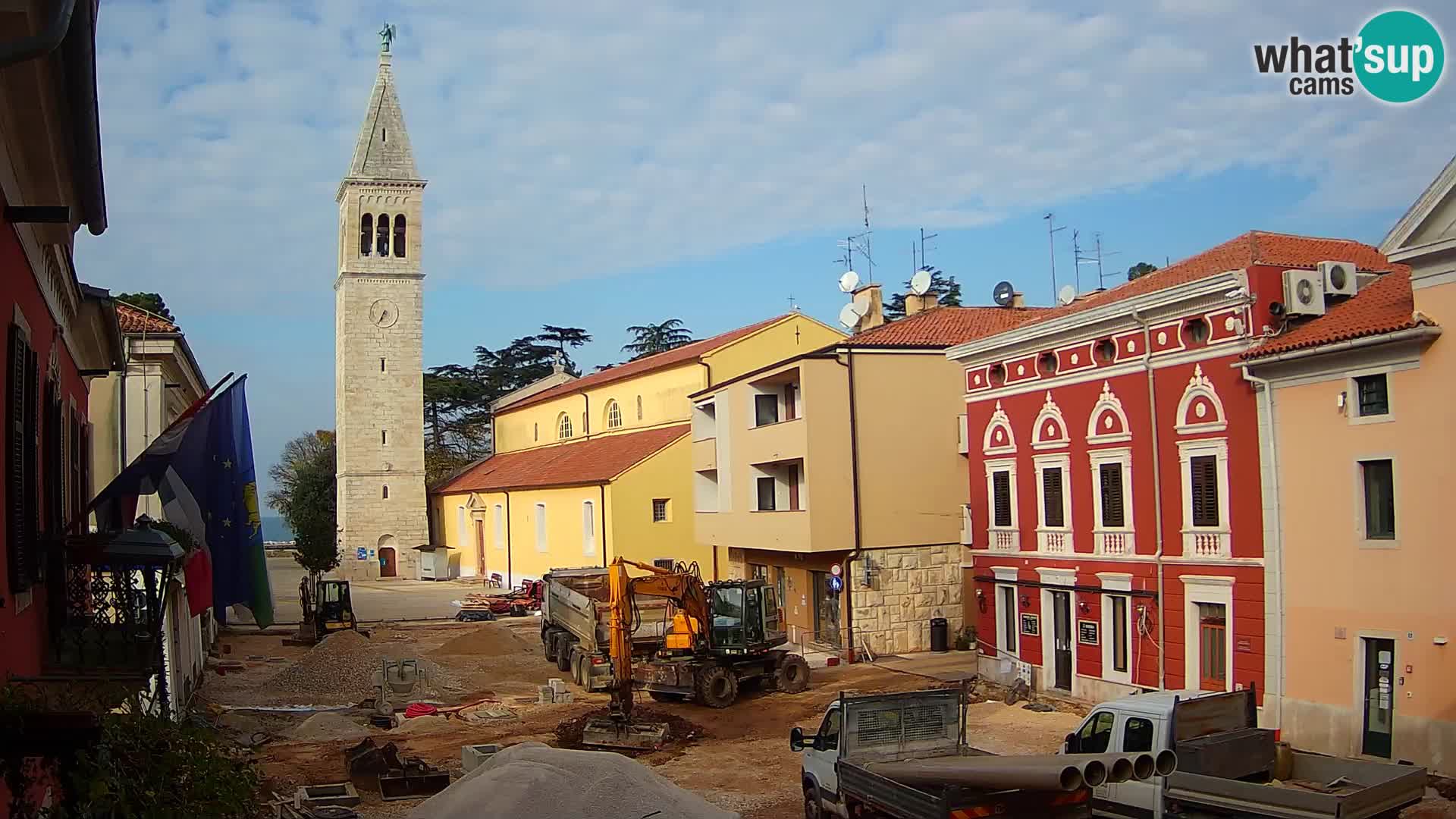 Novigrad Webcam – Veliki Trg (großen Platz) – Istrien – Kroatien