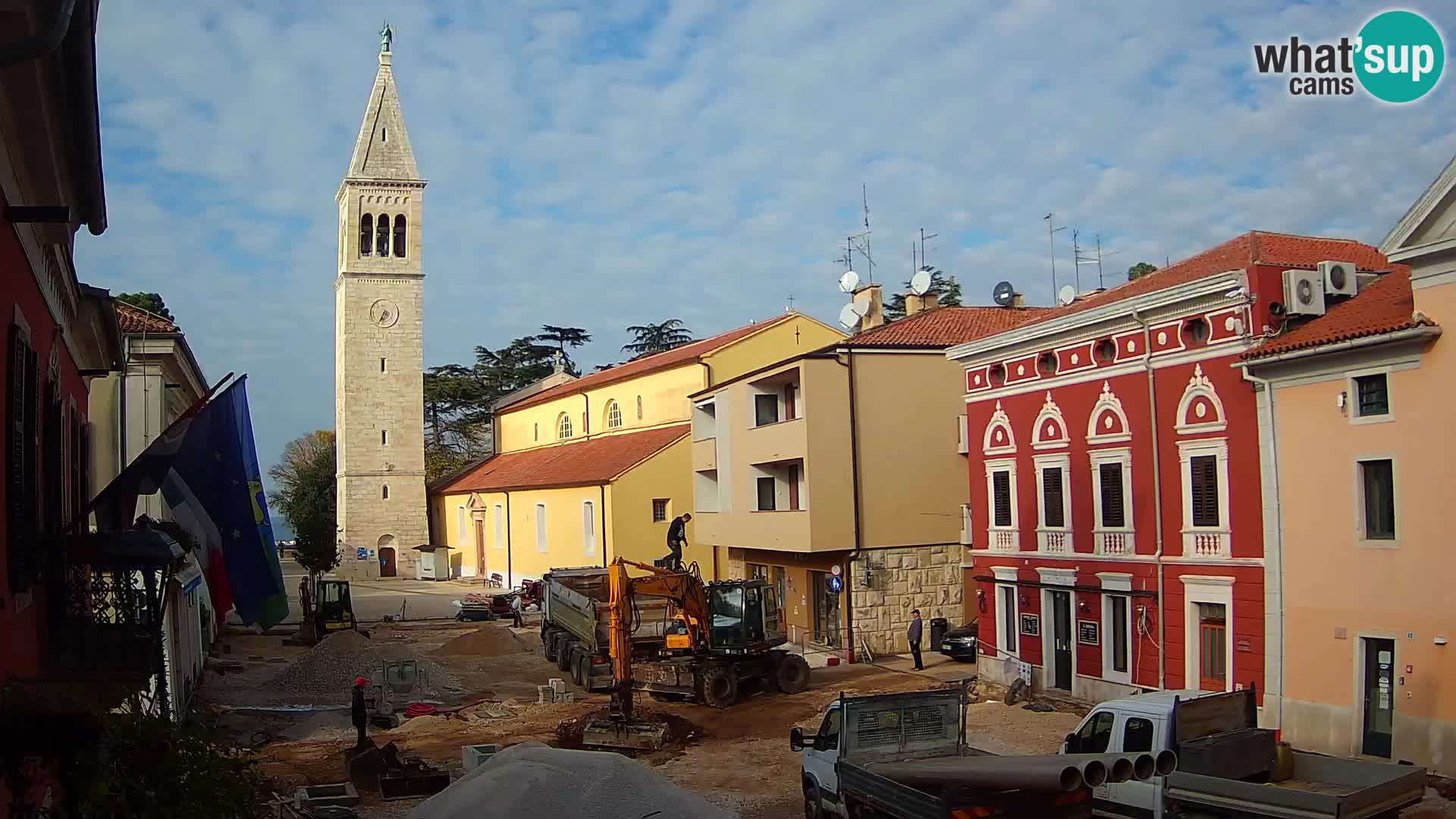 Novigrad Webcam – Veliki Trg (großen Platz) – Istrien – Kroatien