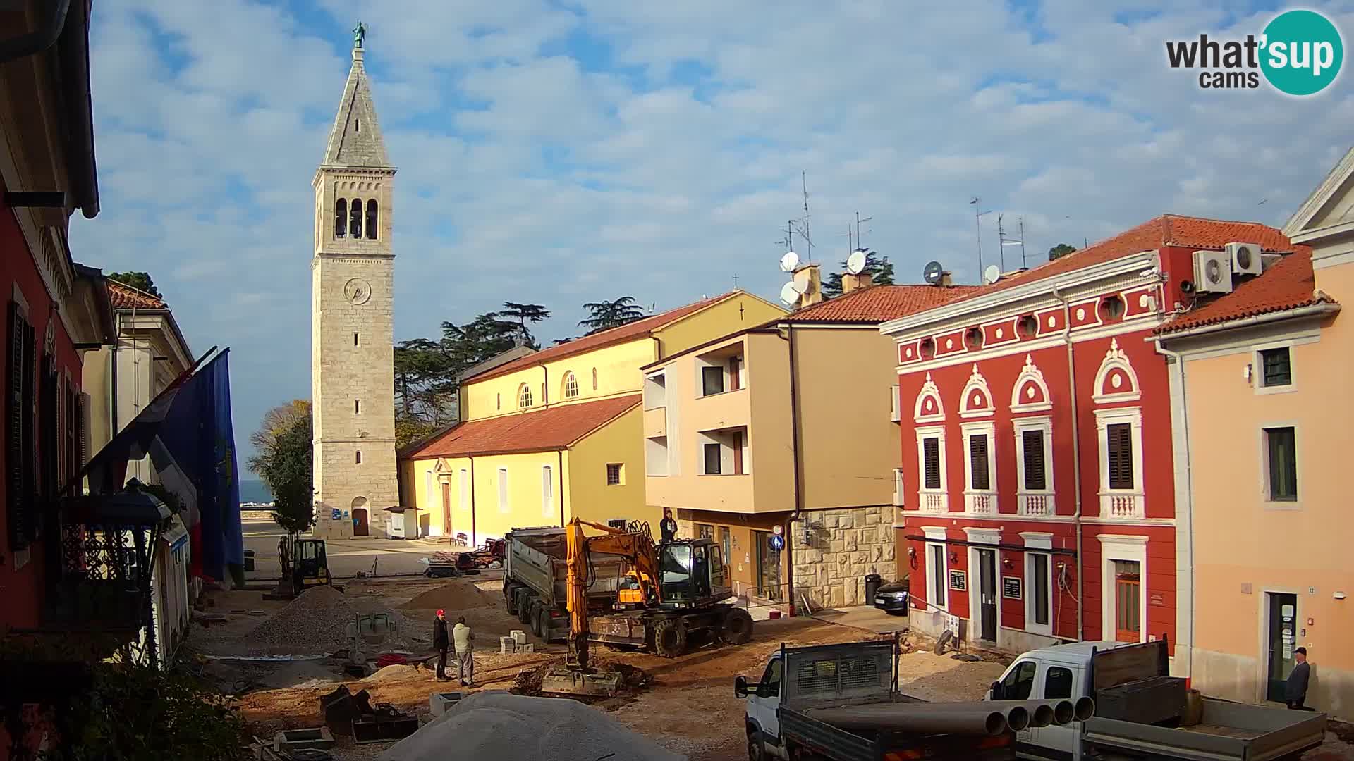 LIVE Webcam Cittanova / Novigrad – Piazza Grande – Istria