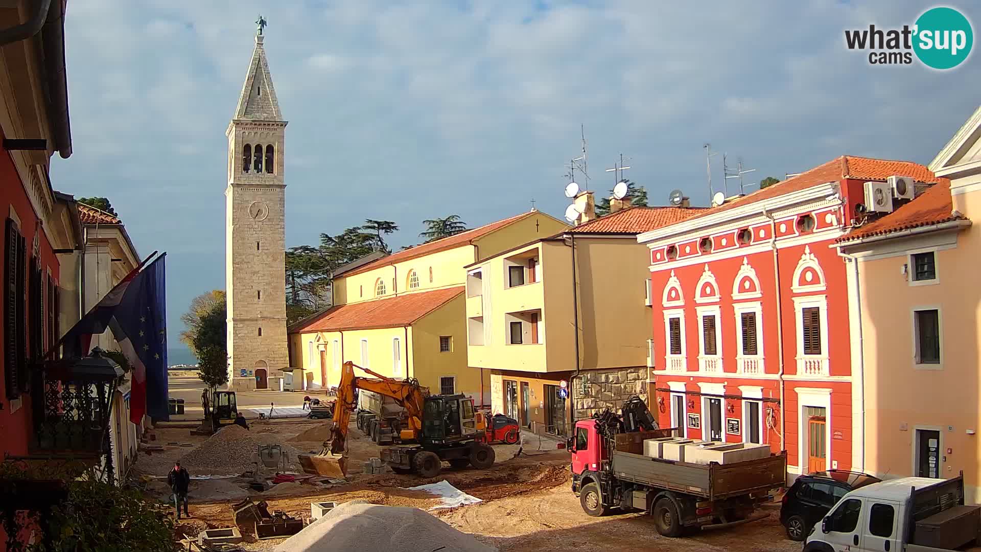 Live Webcam Novigrad – Veliki Trg (gran plaza) – Piazza Grande