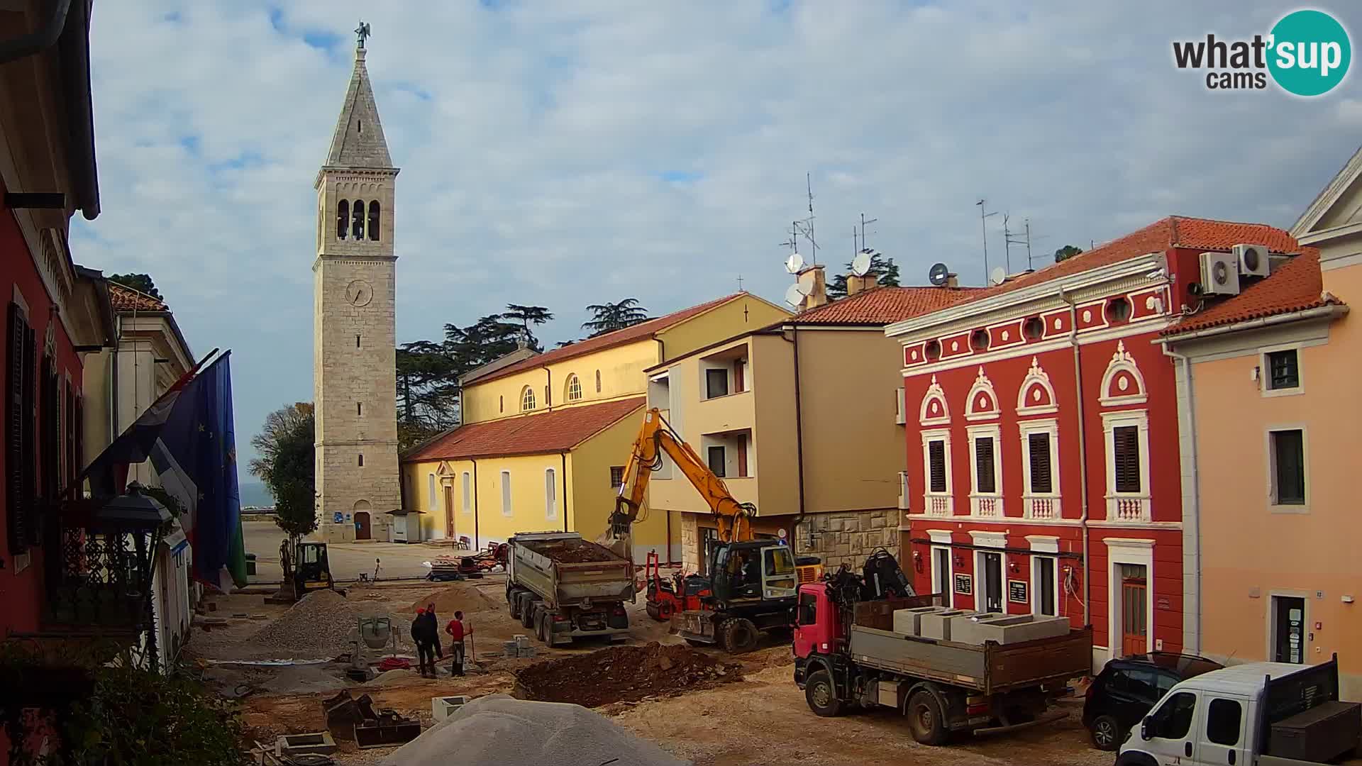 Live Webcam Novigrad – Veliki Trg (gran plaza) – Piazza Grande